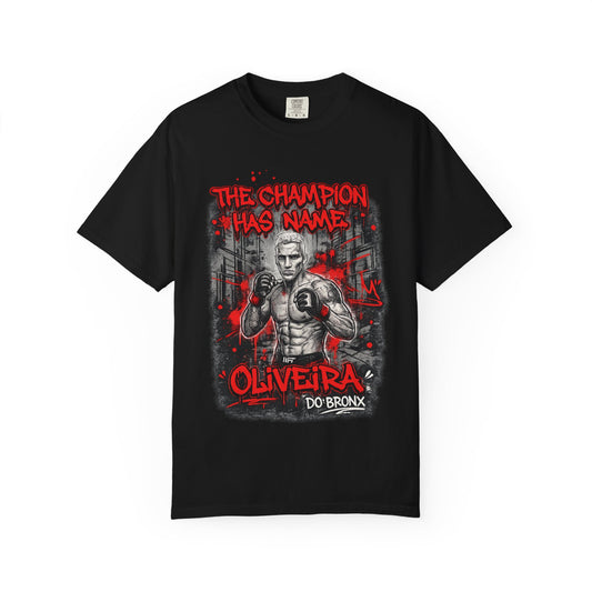 Oliveira 'The Champion Has Name' UFC Graphic T-Shirt