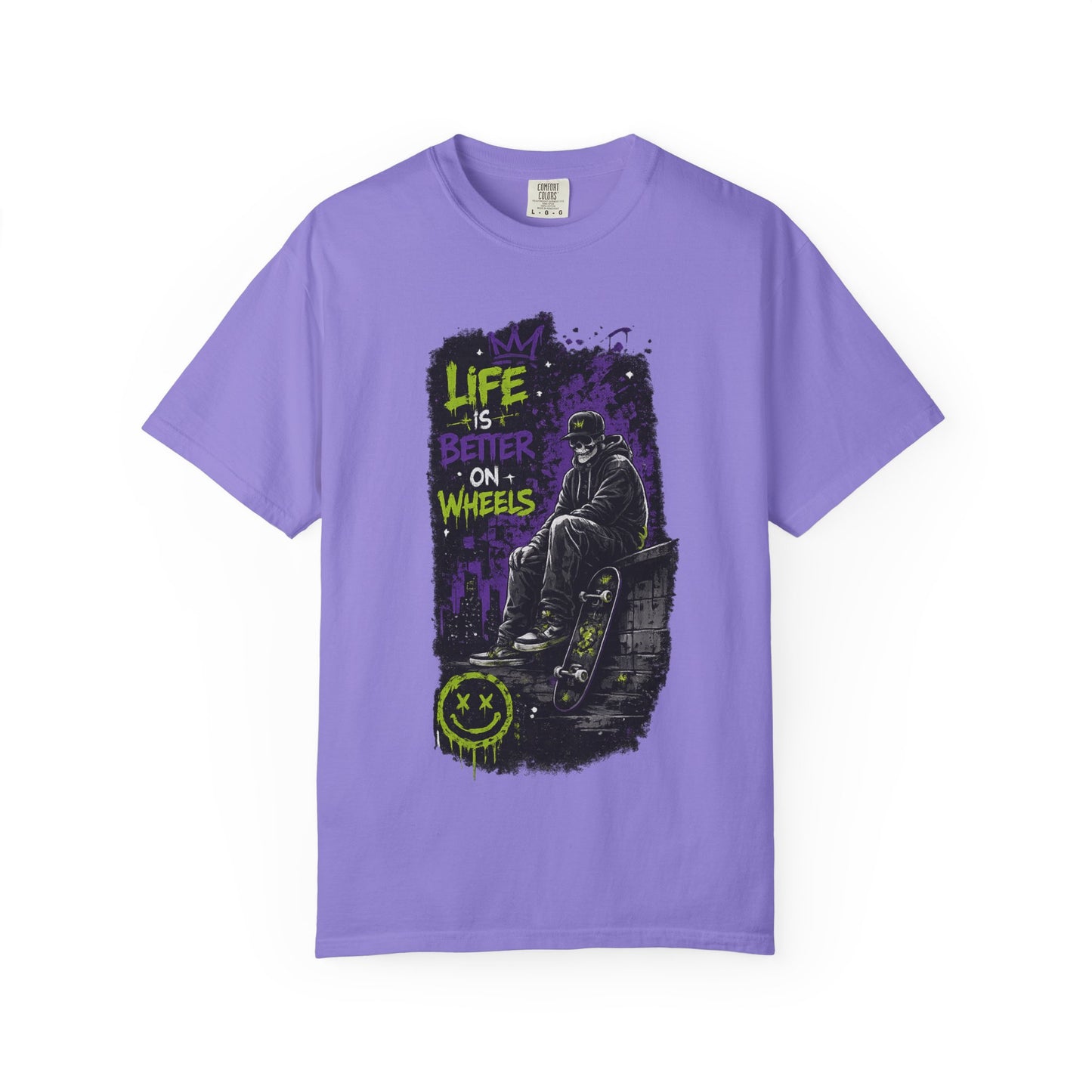 Life Is Better On Wheels T-Shirt — Wheelchair Pride Graphic Tee