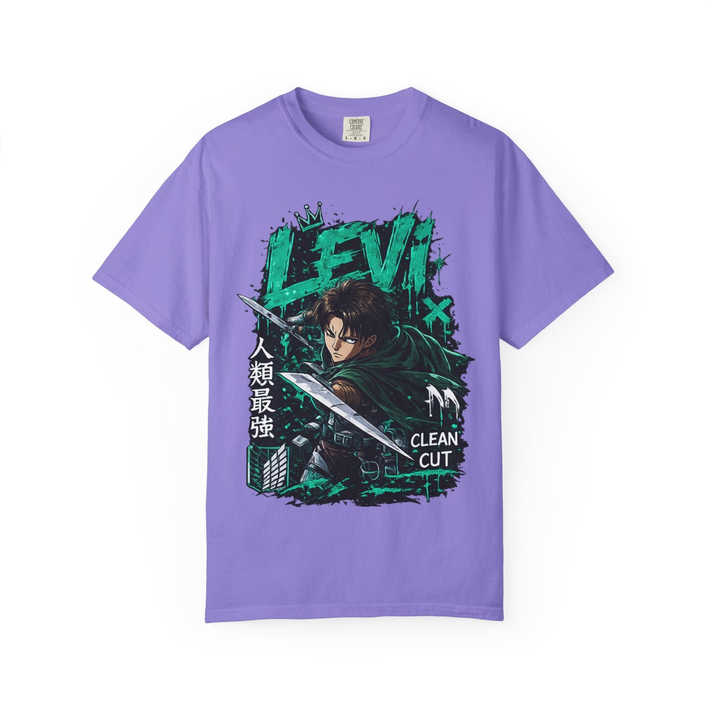 Levi Anime T-Shirt — 'Clean Cut' Attack Gear Tee