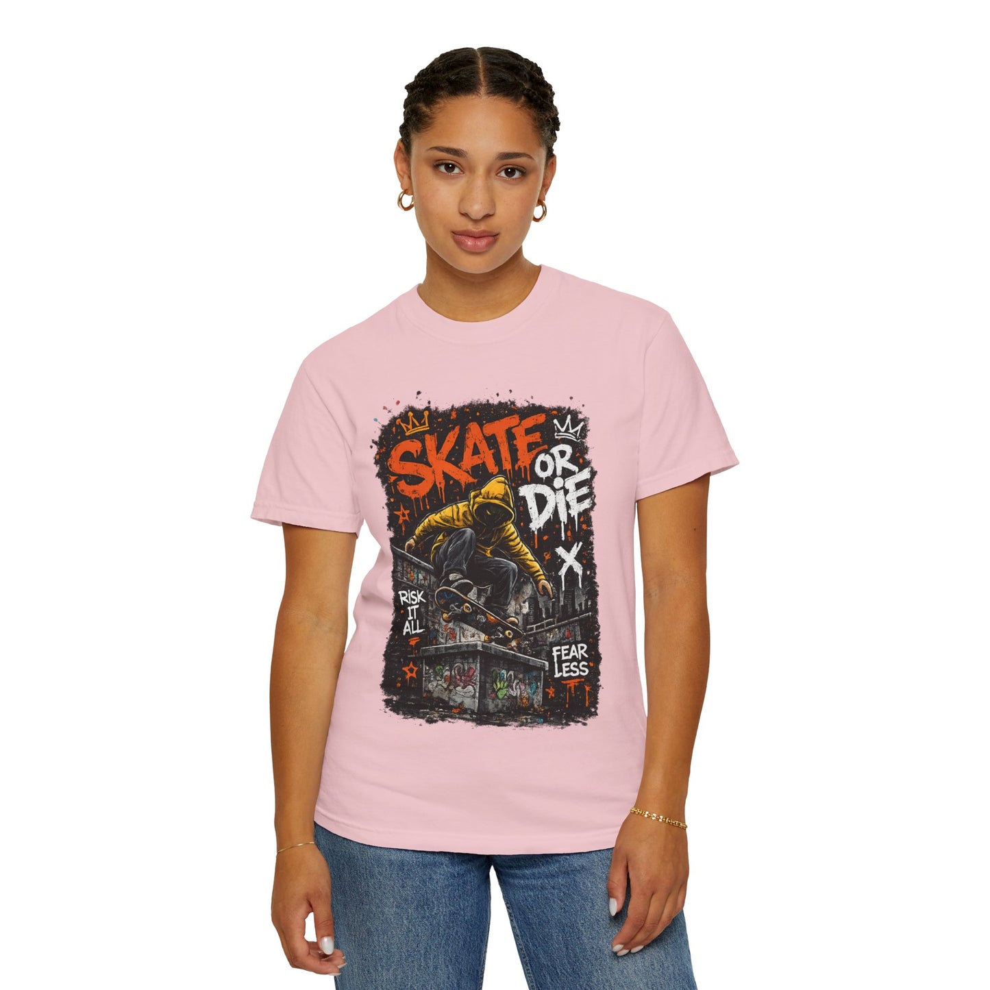 Skate or Die T-Shirt — Fearless Street Skateboard Graphic Tee