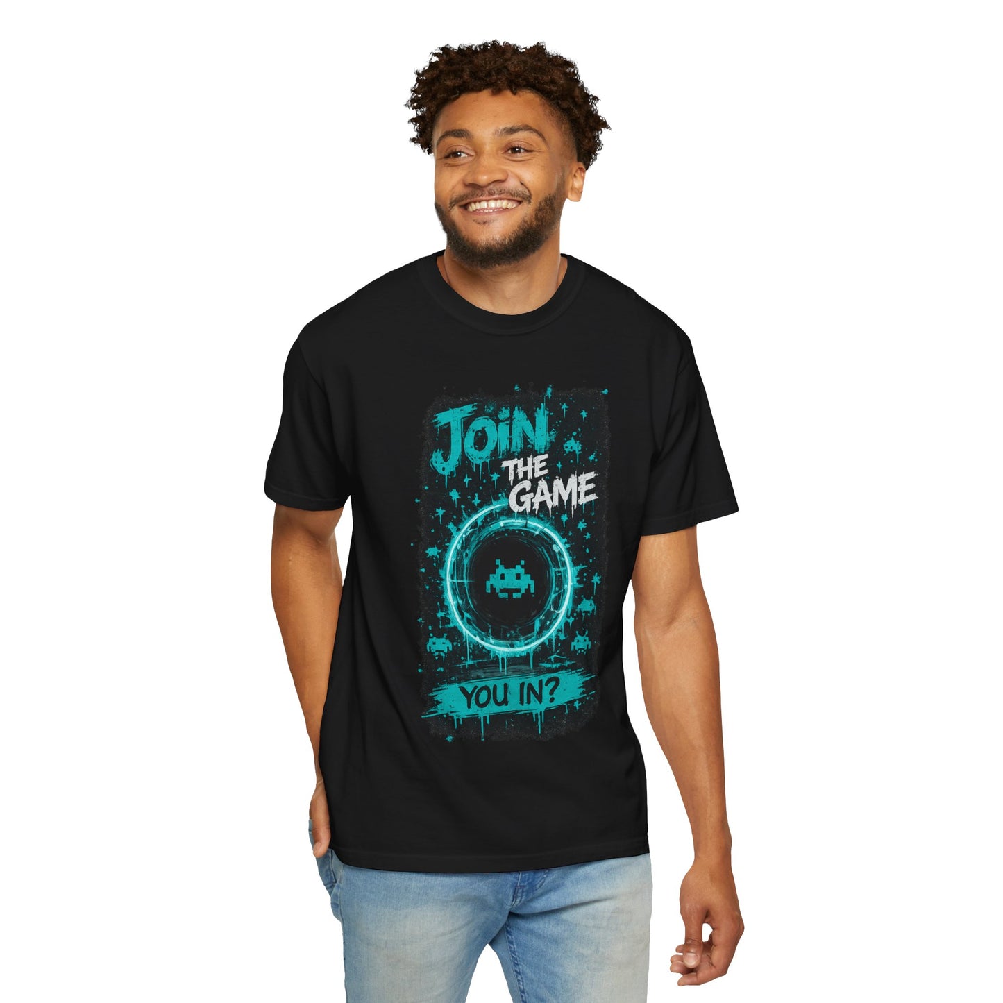Join The Game Retro Arcade T-Shirt — 'You In?' Gamer Graphic Tee