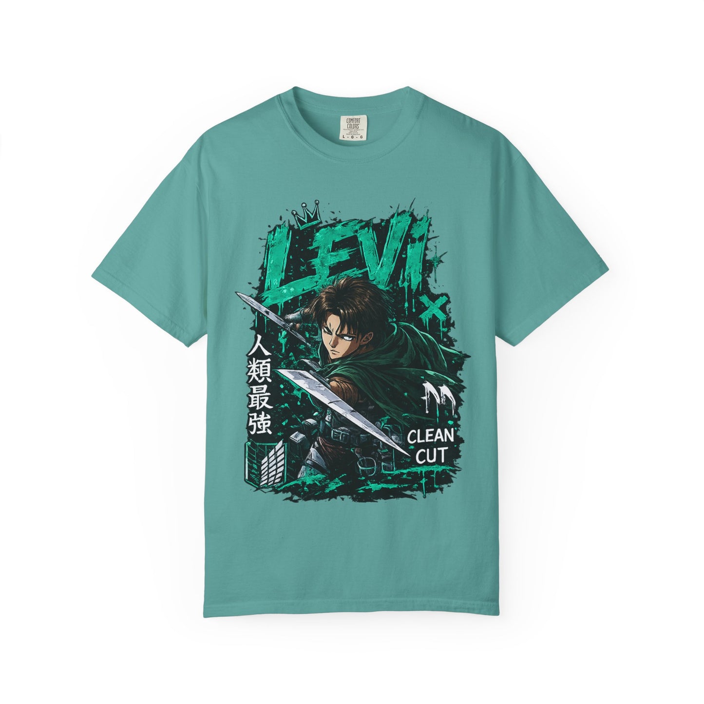 Levi Anime T-Shirt — 'Clean Cut' Attack Gear Tee