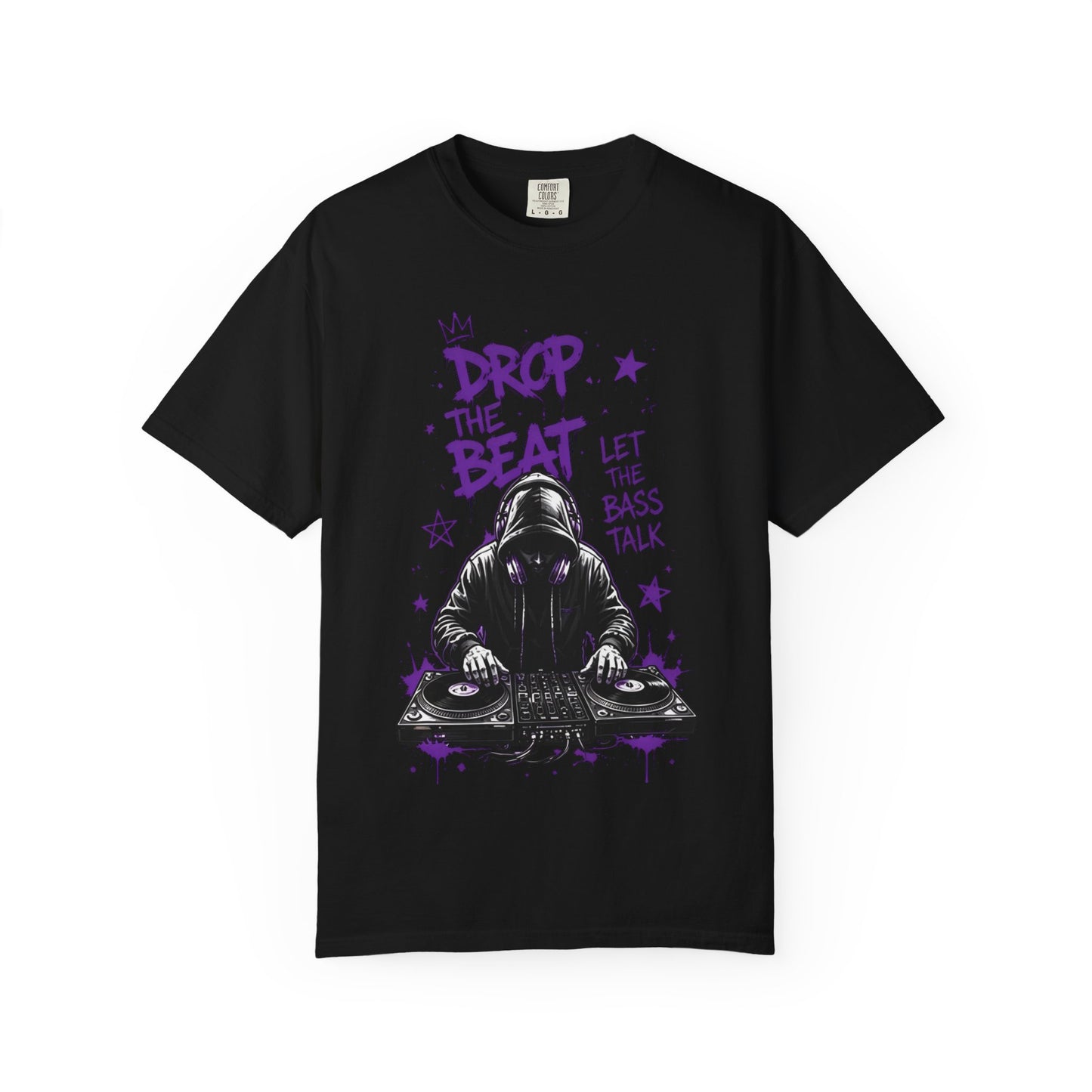 Drop the Beat DJ T-Shirt — "Let the Bass Talk" Graphic Tee