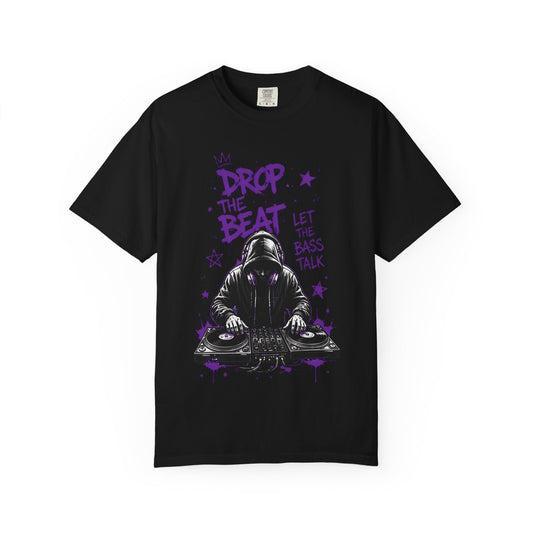 Drop the Beat DJ T-Shirt — "Let the Bass Talk" Graphic Tee