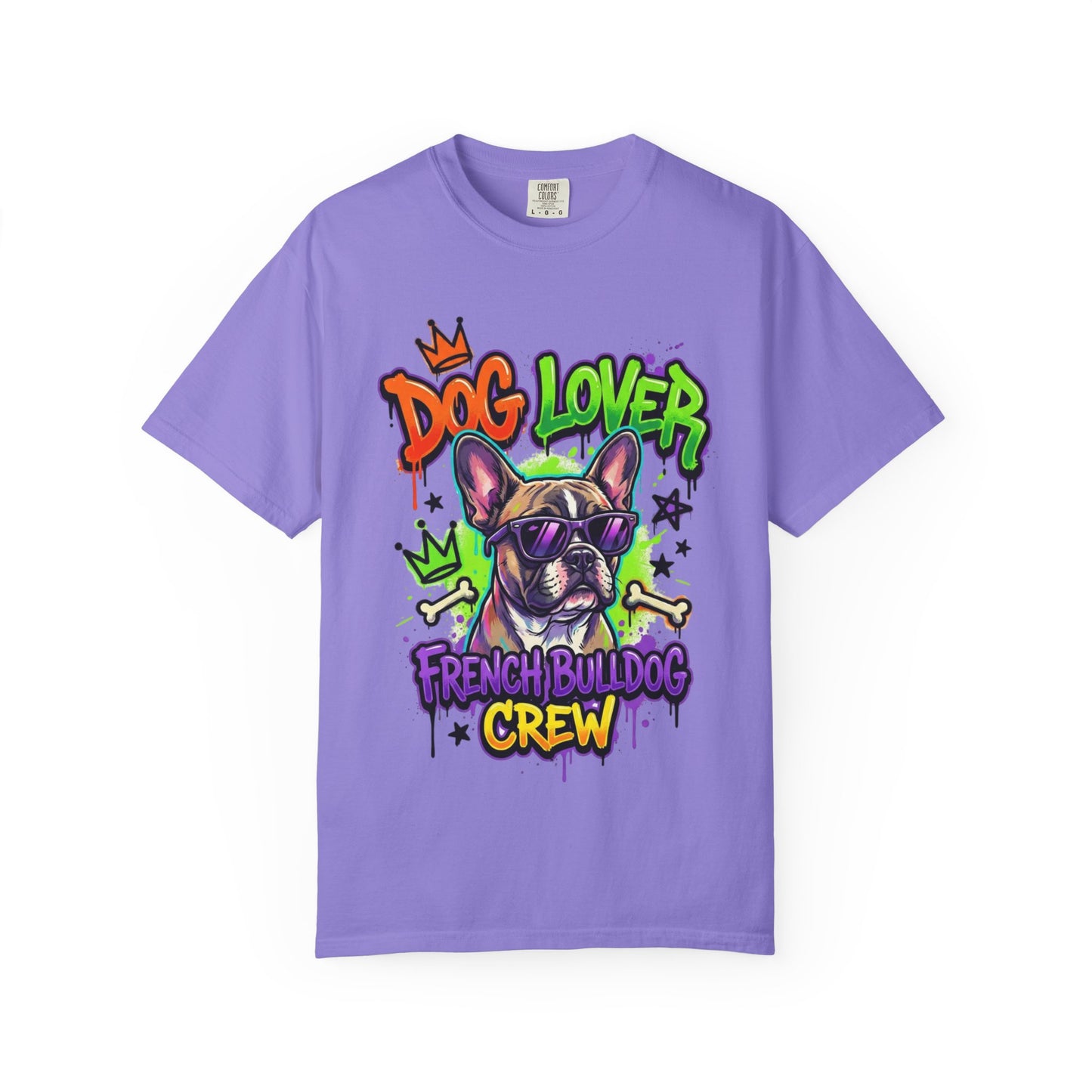 Dog Lover French Bulldog Crew T-Shirt