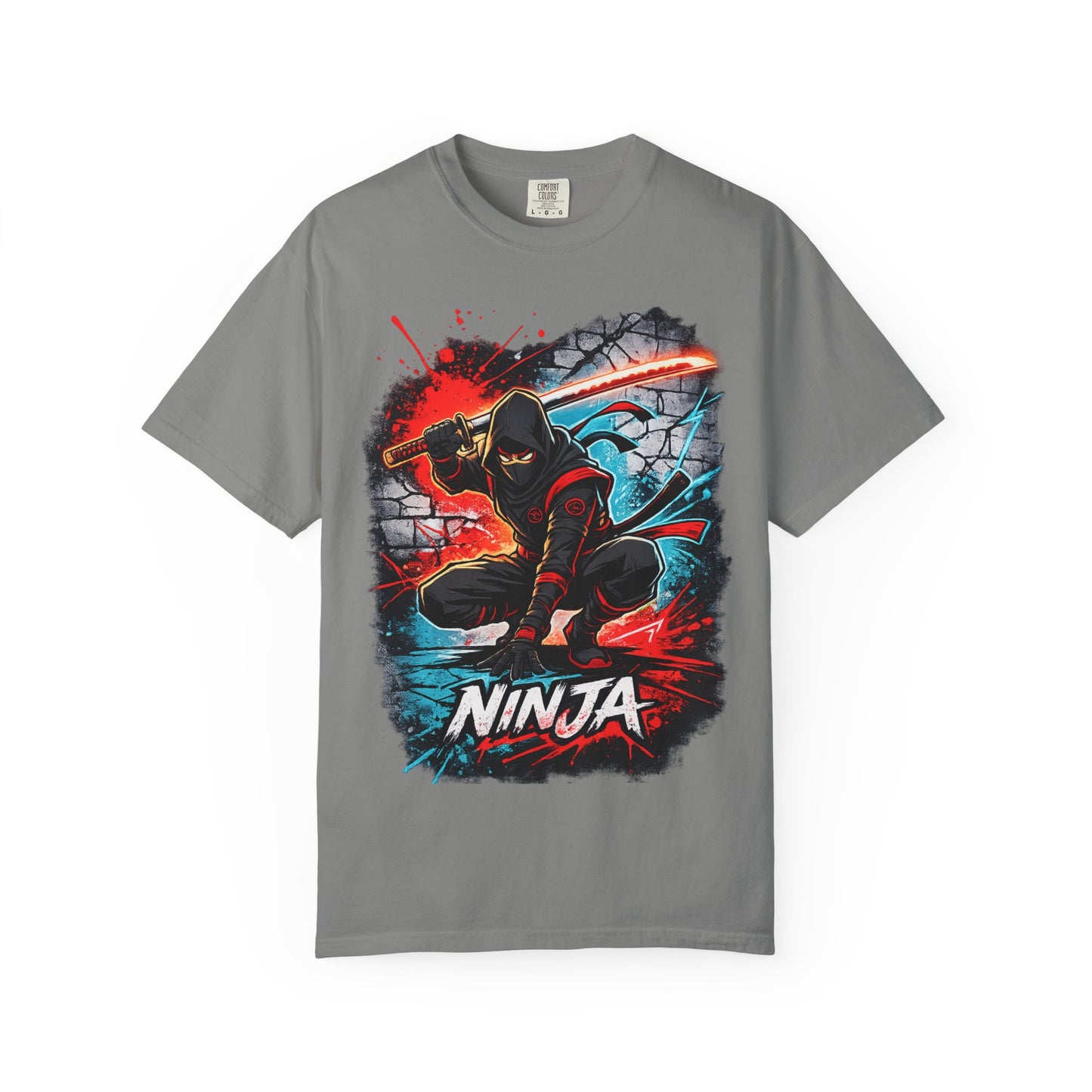 Ninja Graphic T-Shirt — Bold Samurai Night Warrior Tee
