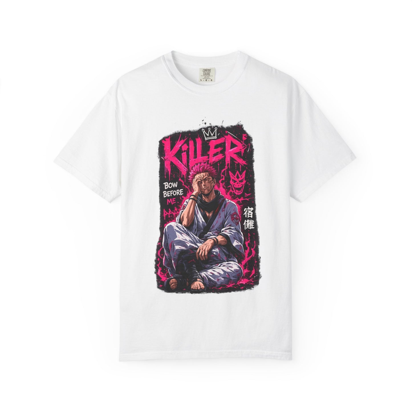 Killer Streetwear T-Shirt — 'Bow Before Me' Anime Graphic Tee