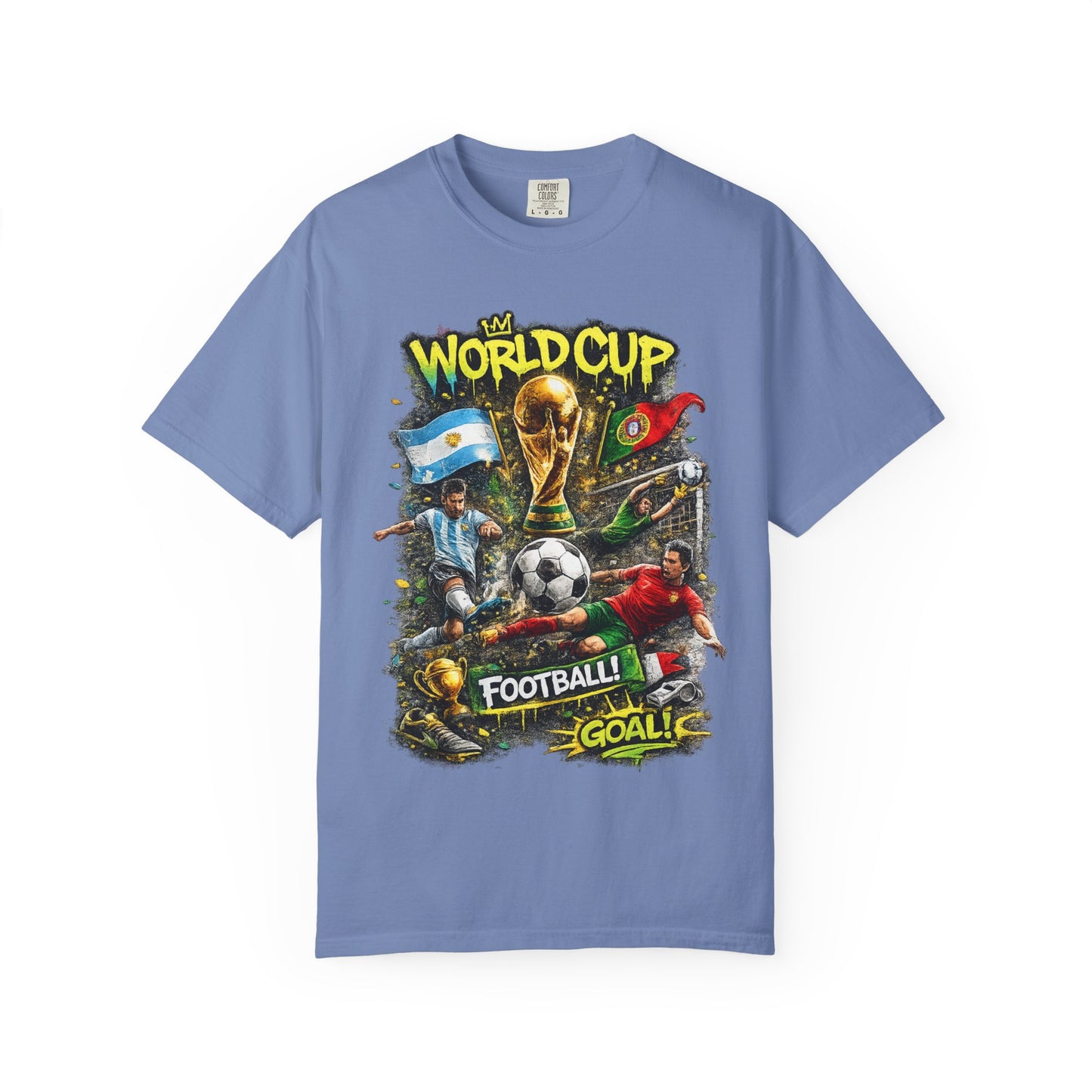 World Cup Soccer Players T-Shirt | Football Goal Graphic Tee