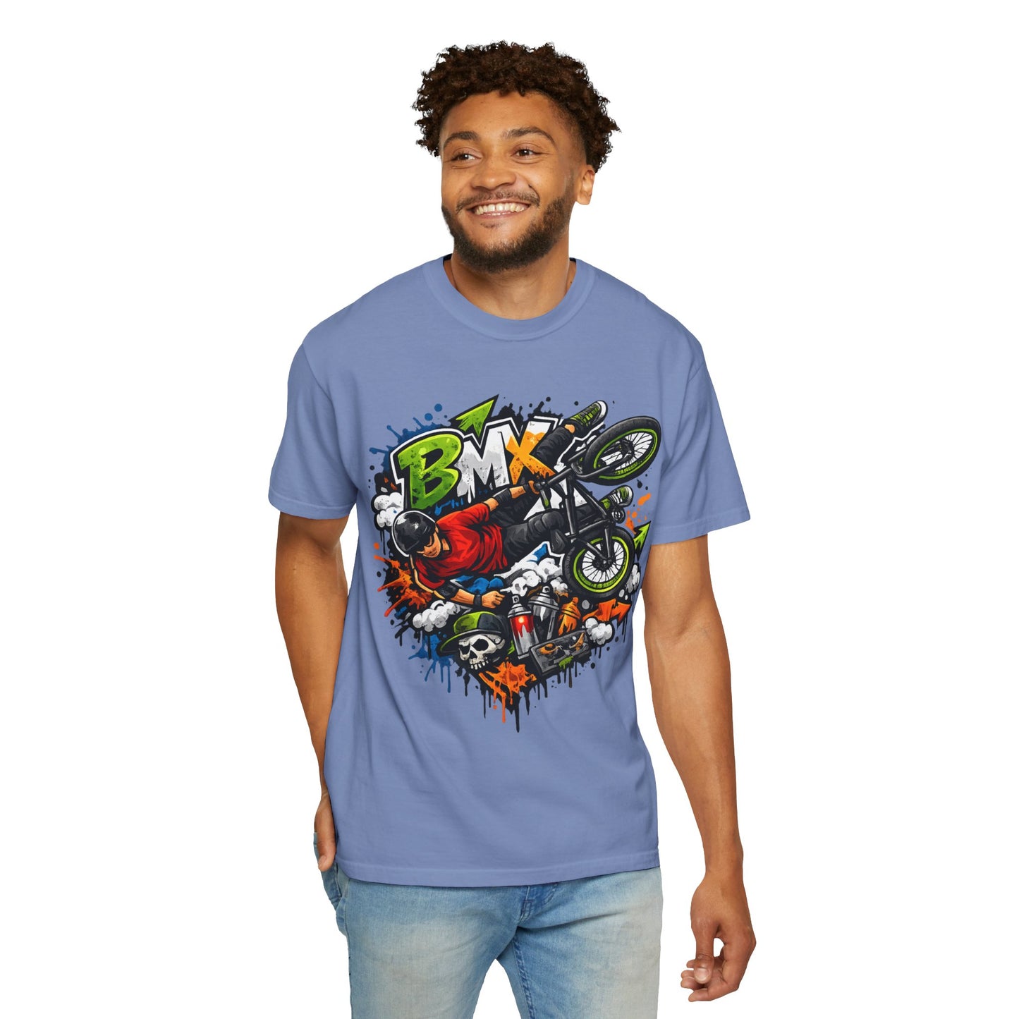 BMX Stunt Rider Graphic T-Shirt