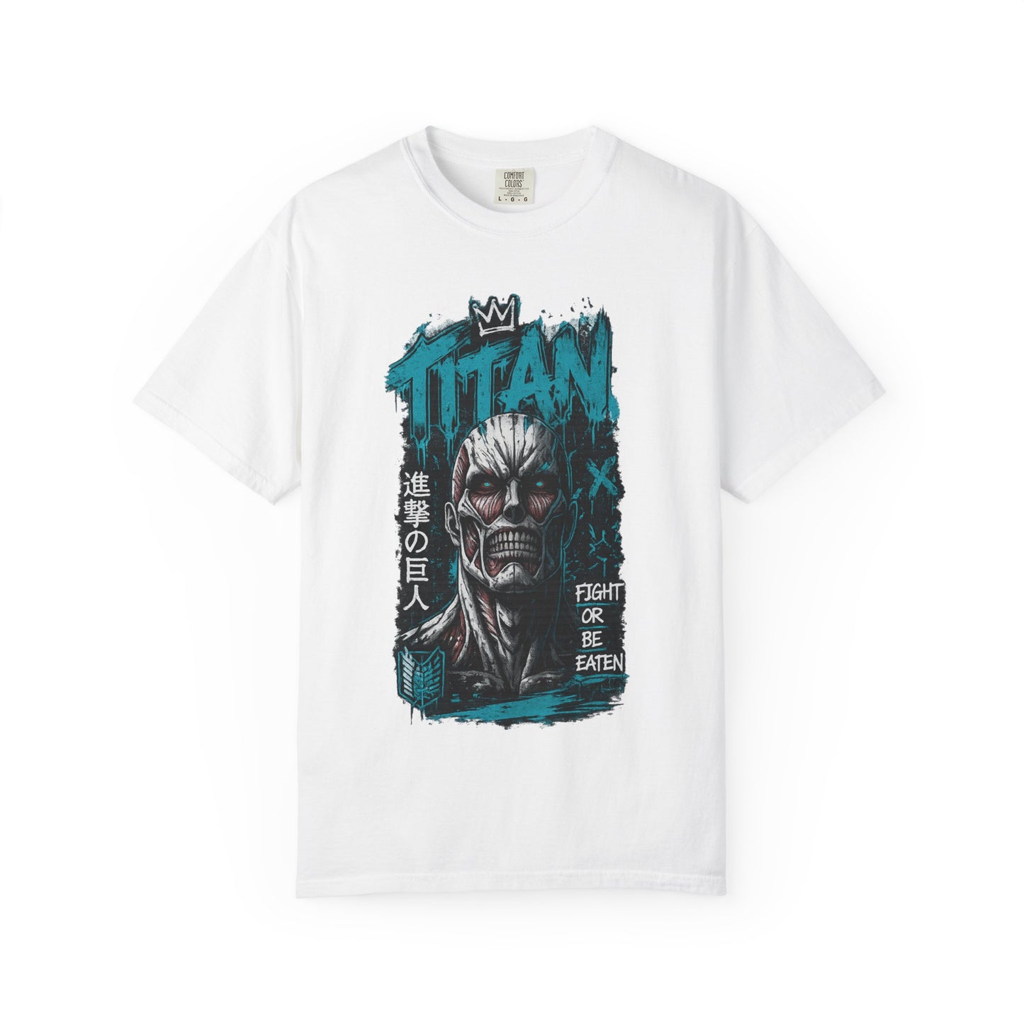 Titan Graphic T-Shirt — 'Fight or Be Eaten' Anime Tee