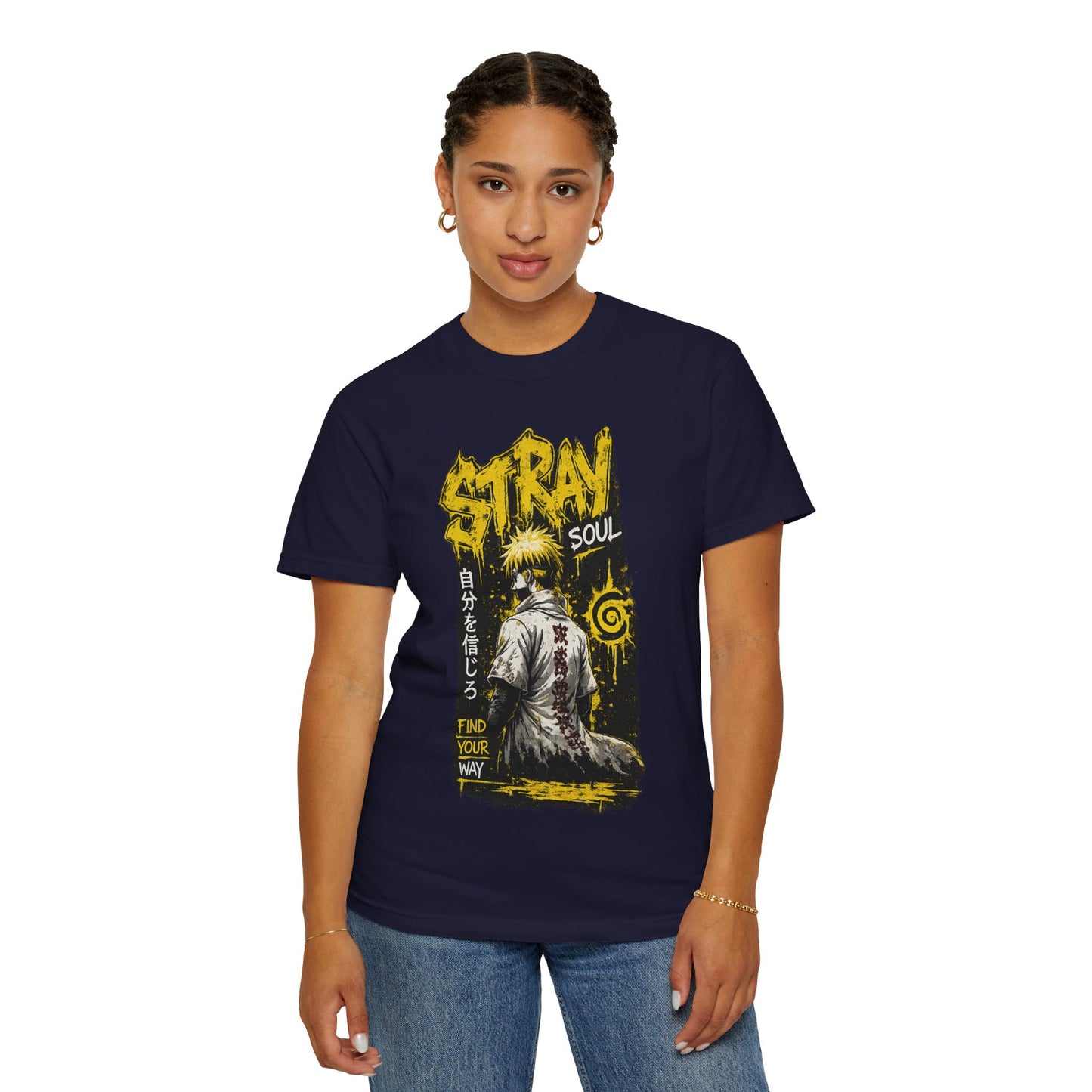 Stray Soul Graphic T-Shirt — Find Your Way Anime Streetwear