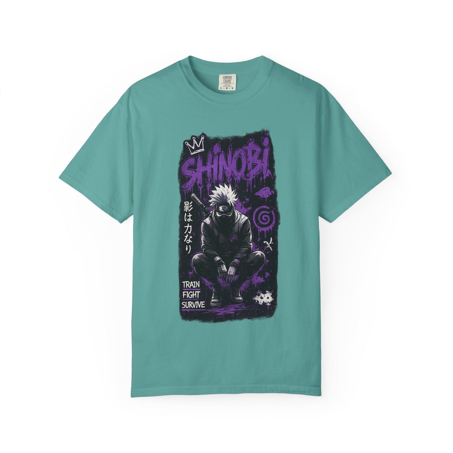 Shinobi Graphic T-Shirt — Ninja Anime Tee (Train Fight Survive)