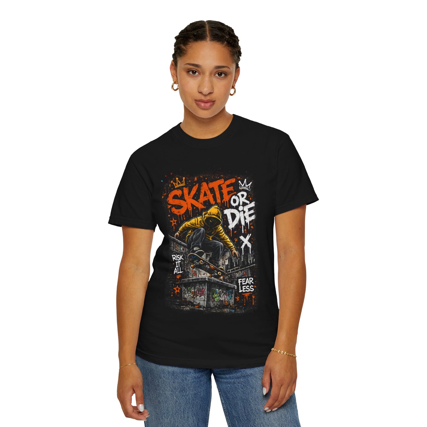 Skate or Die T-Shirt — Fearless Street Skateboard Graphic Tee