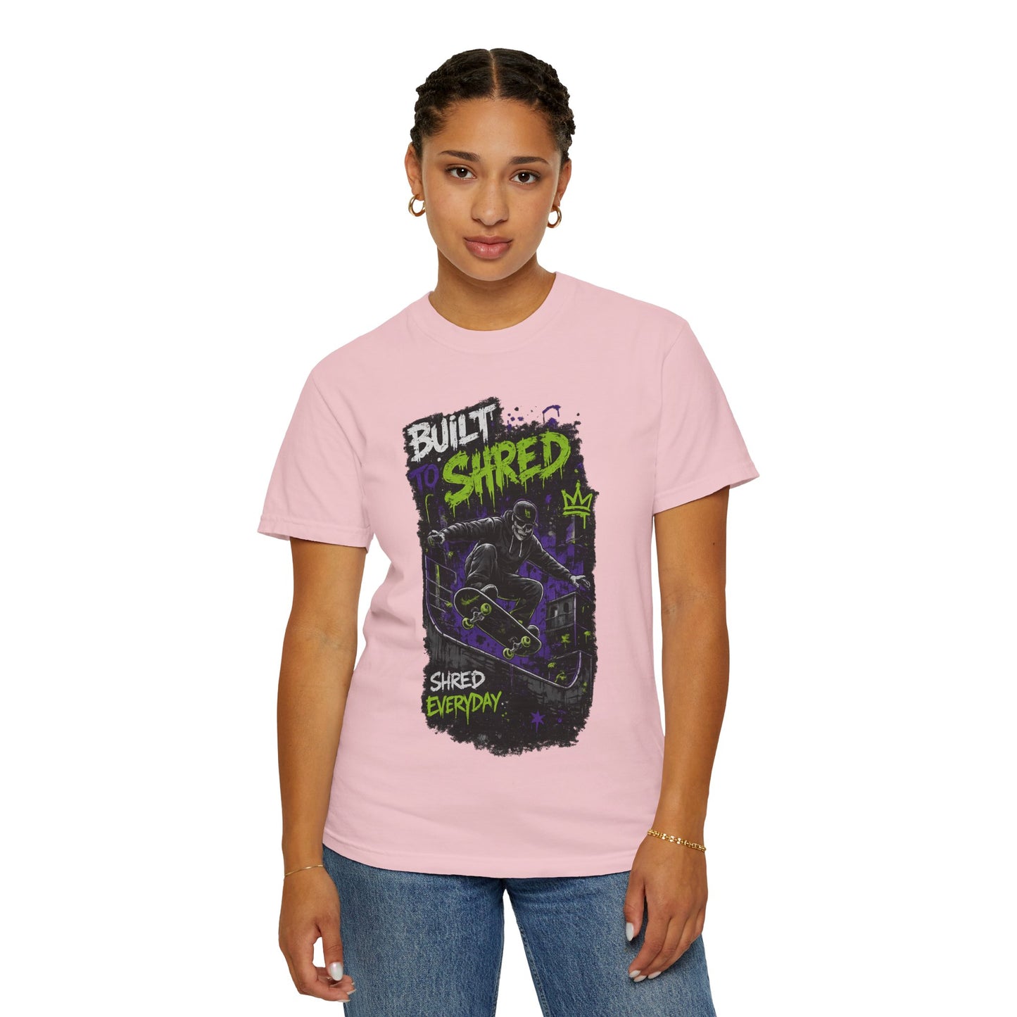 Built to Shred Skateboard T-Shirt — "Shred Everyday" Graphic Tee