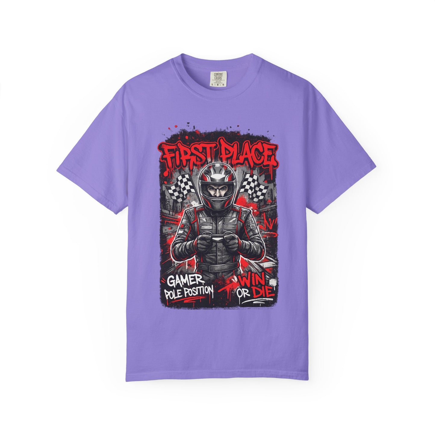 First Place "Win or Die" Gamer Racing T-Shirt