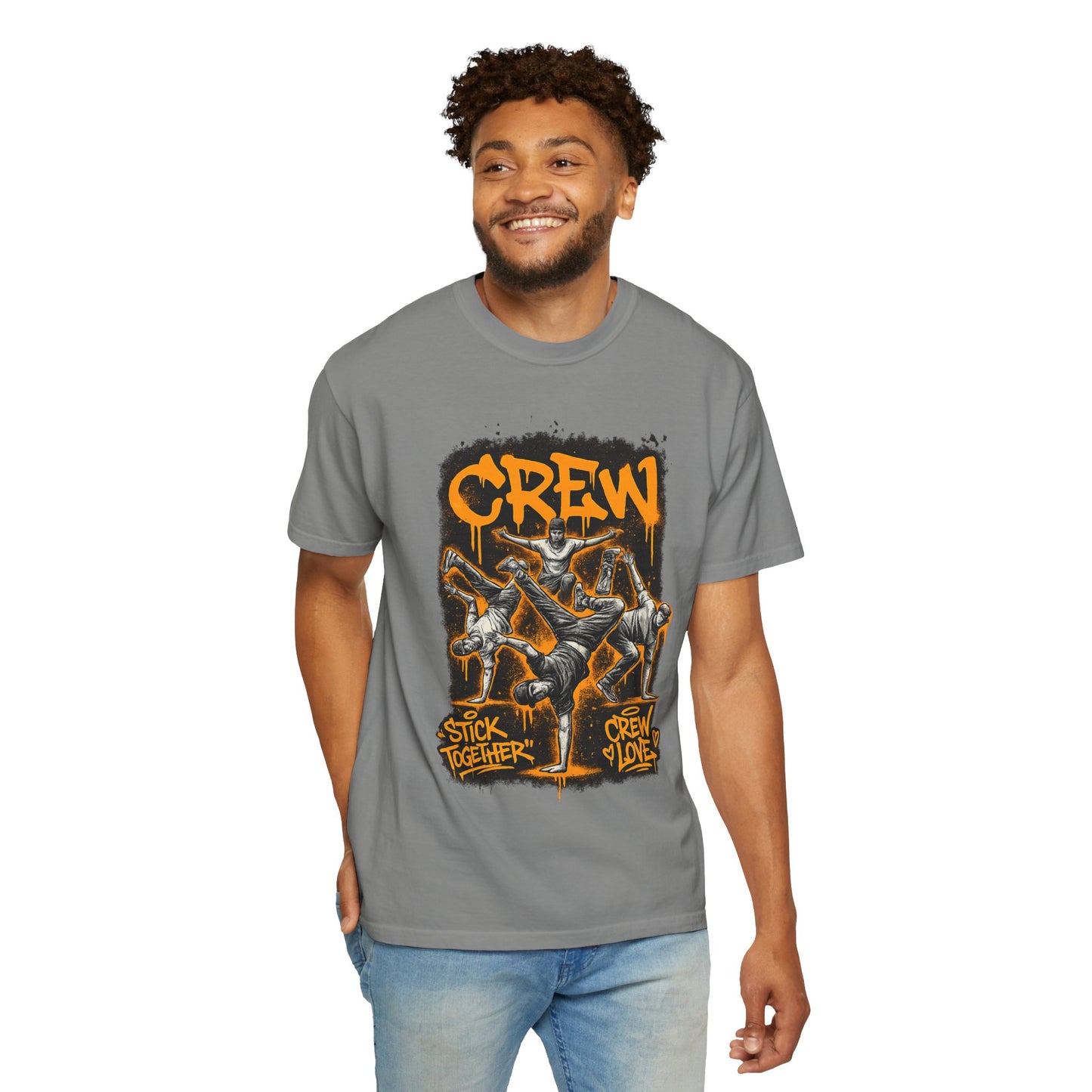 Crew Stick Together Graphic Tee — Skate Crew Vintage-Style Shirt