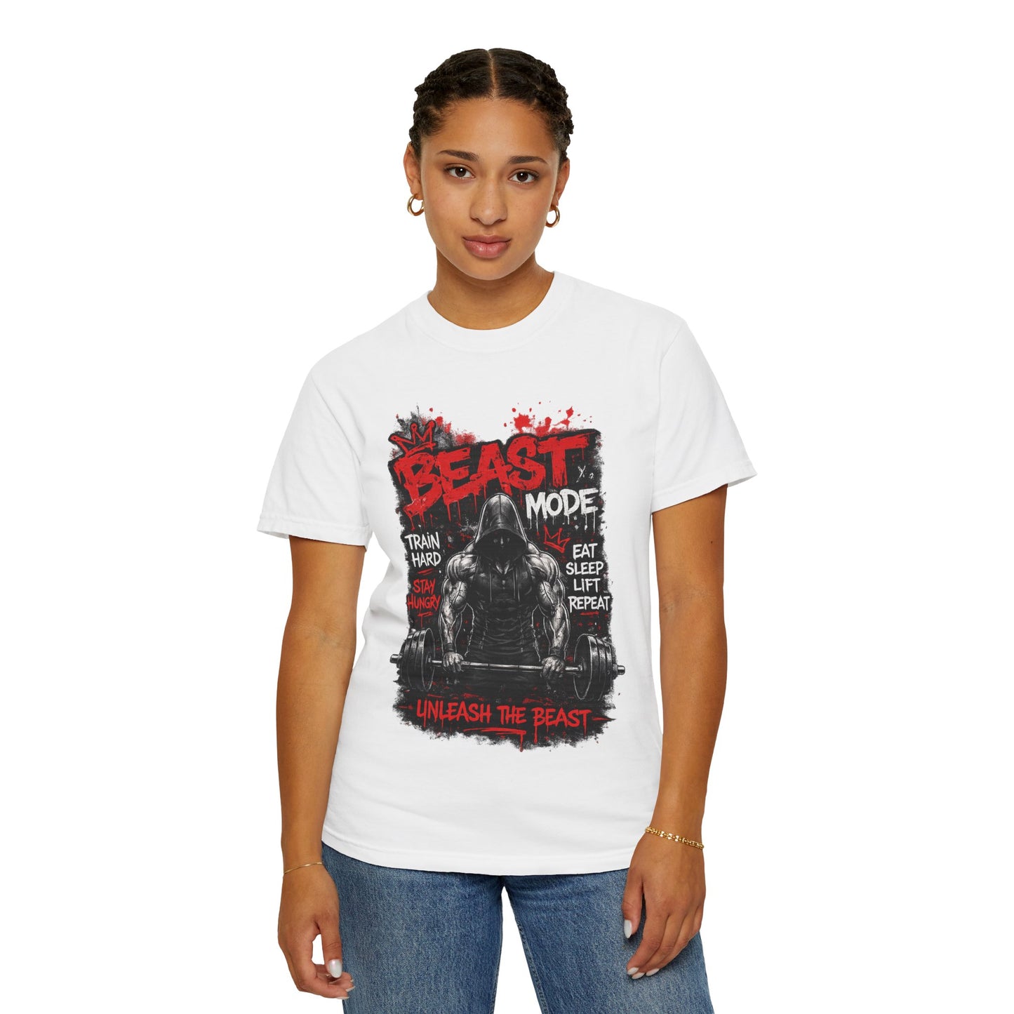 Beast Mode Weightlifting T‑Shirt — "Unleash the Beast" Gym Tee