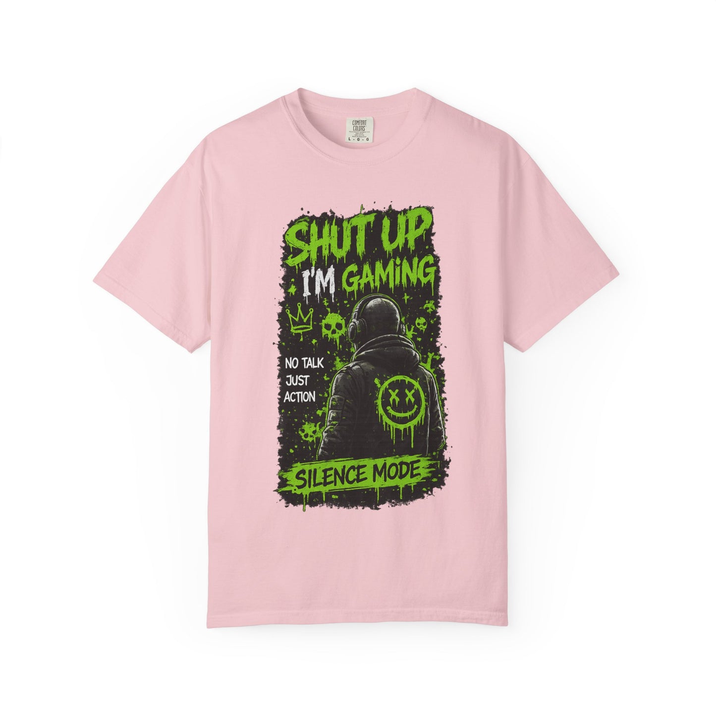 Shut Up I'm Gaming T-Shirt — 'Silence Mode' Gamer Graphic Tee