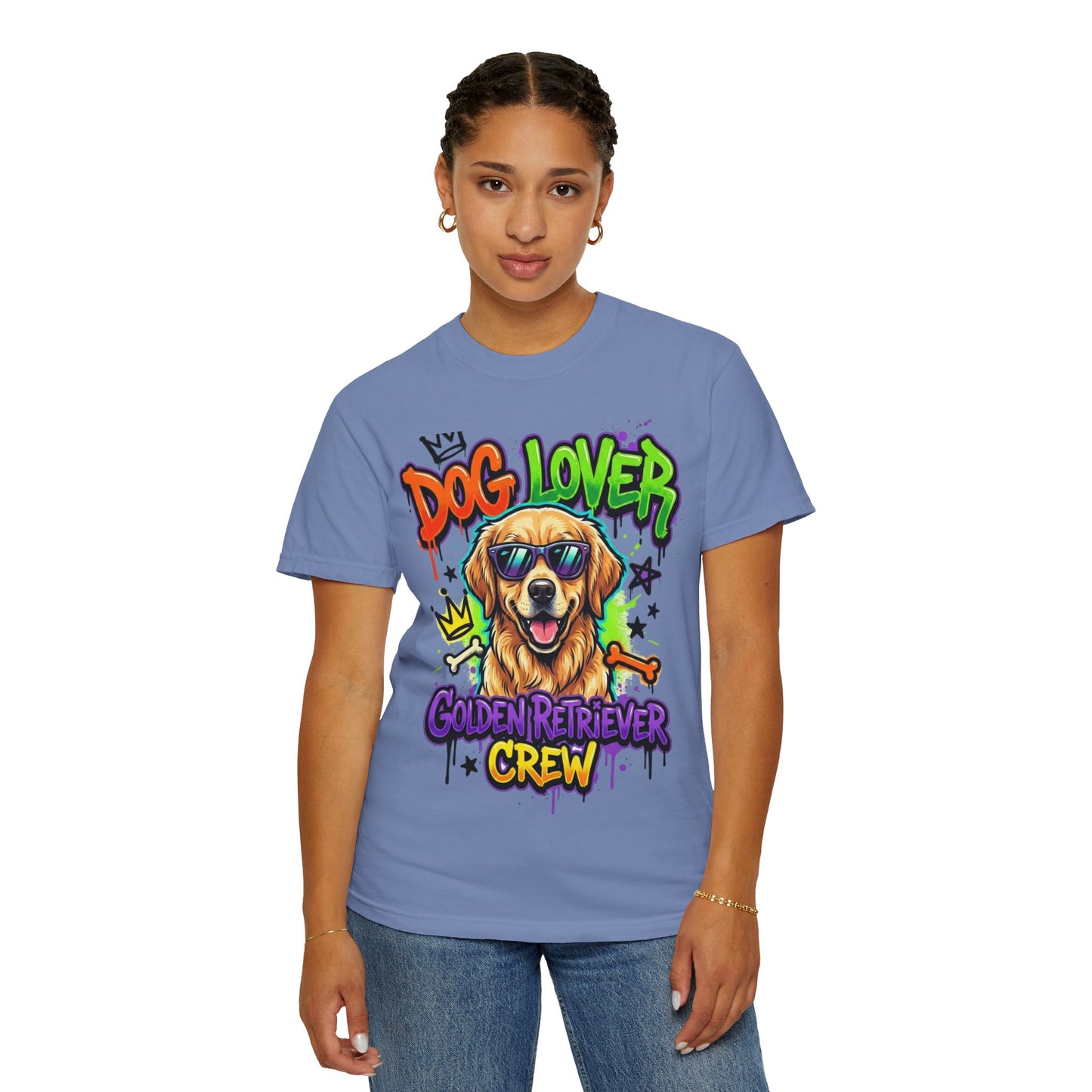 Dog Lover Golden Retriever Crew T-Shirt