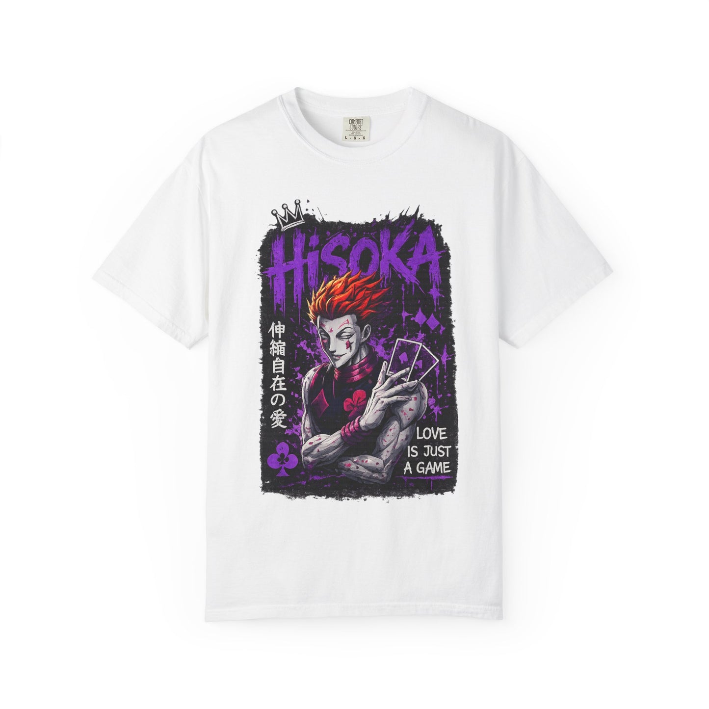 Hisoka Anime Graphic T-Shirt — "Love Is Just a Game" Villain Tee