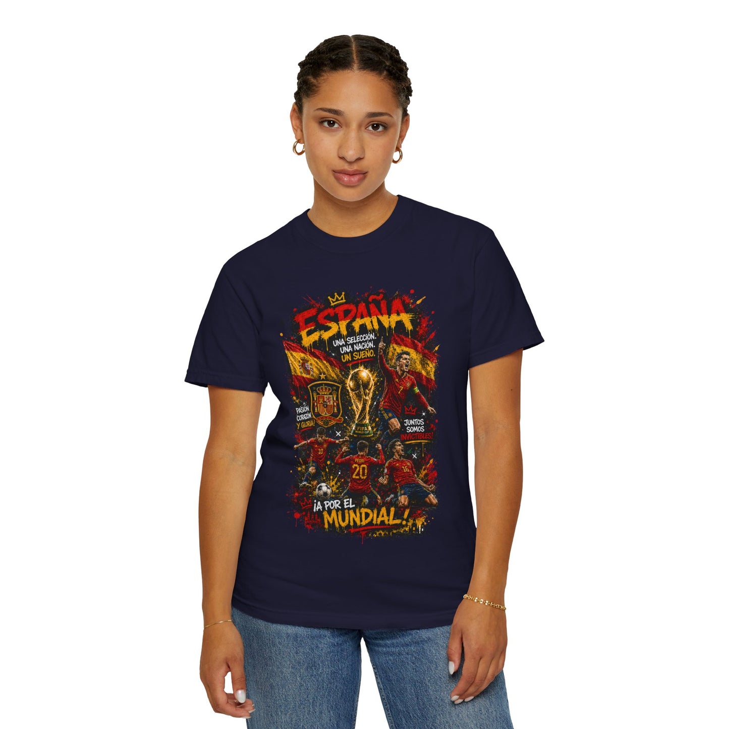 España World Cup Soccer Graphic Tee | España Mundial T-Shirt