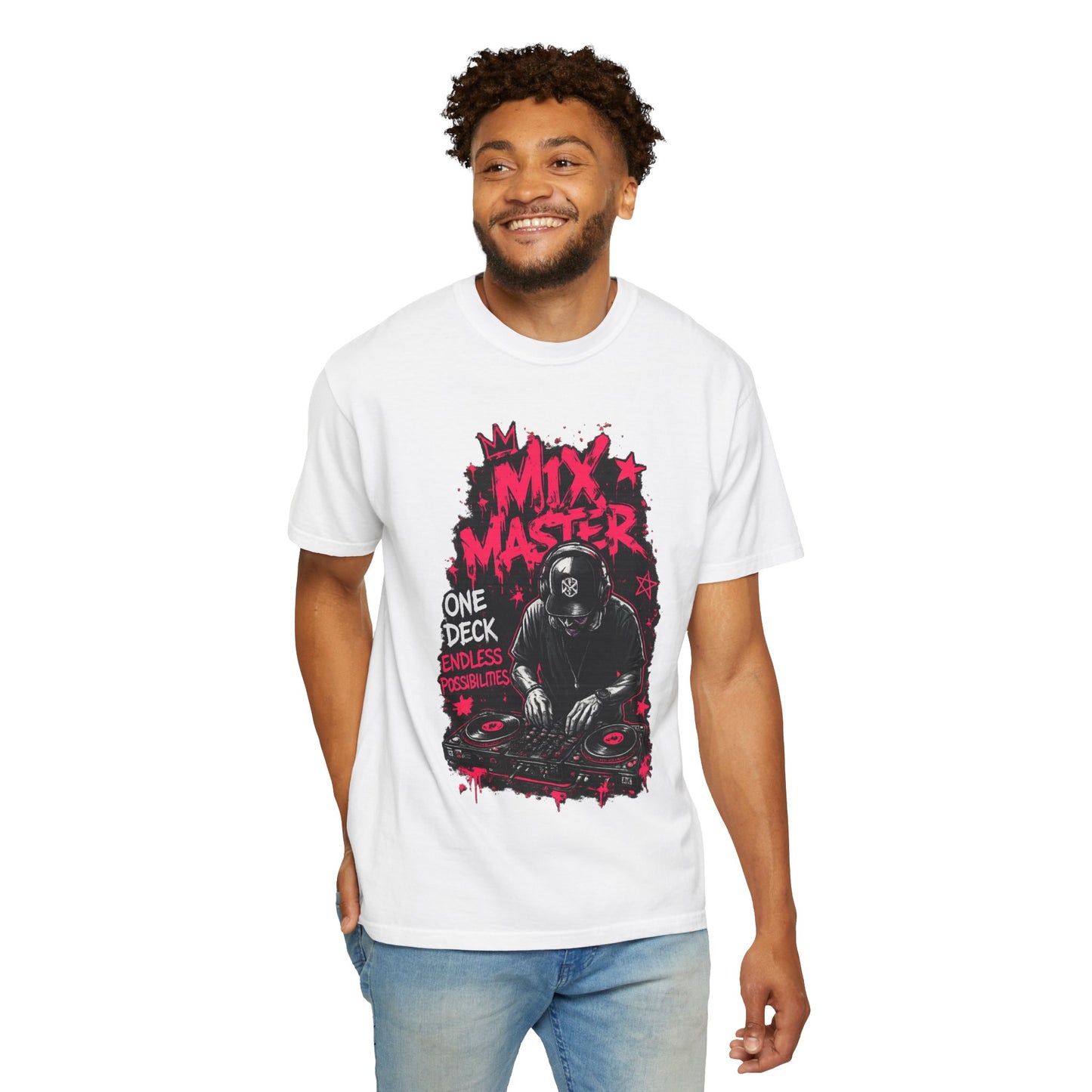 Mix Master DJ T-Shirt — Vintage Turntablist Graphic Tee