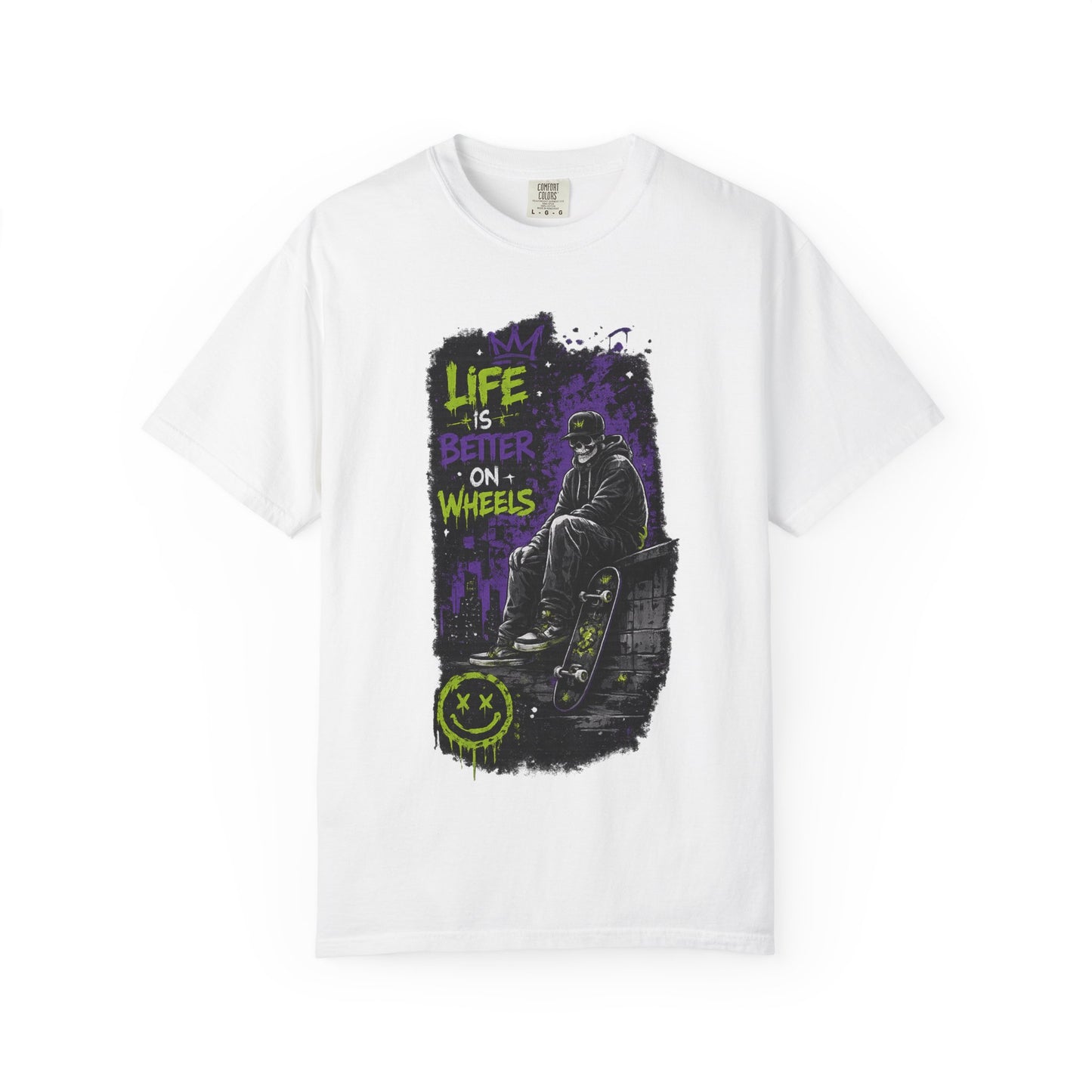 Life Is Better On Wheels T-Shirt — Wheelchair Pride Graphic Tee