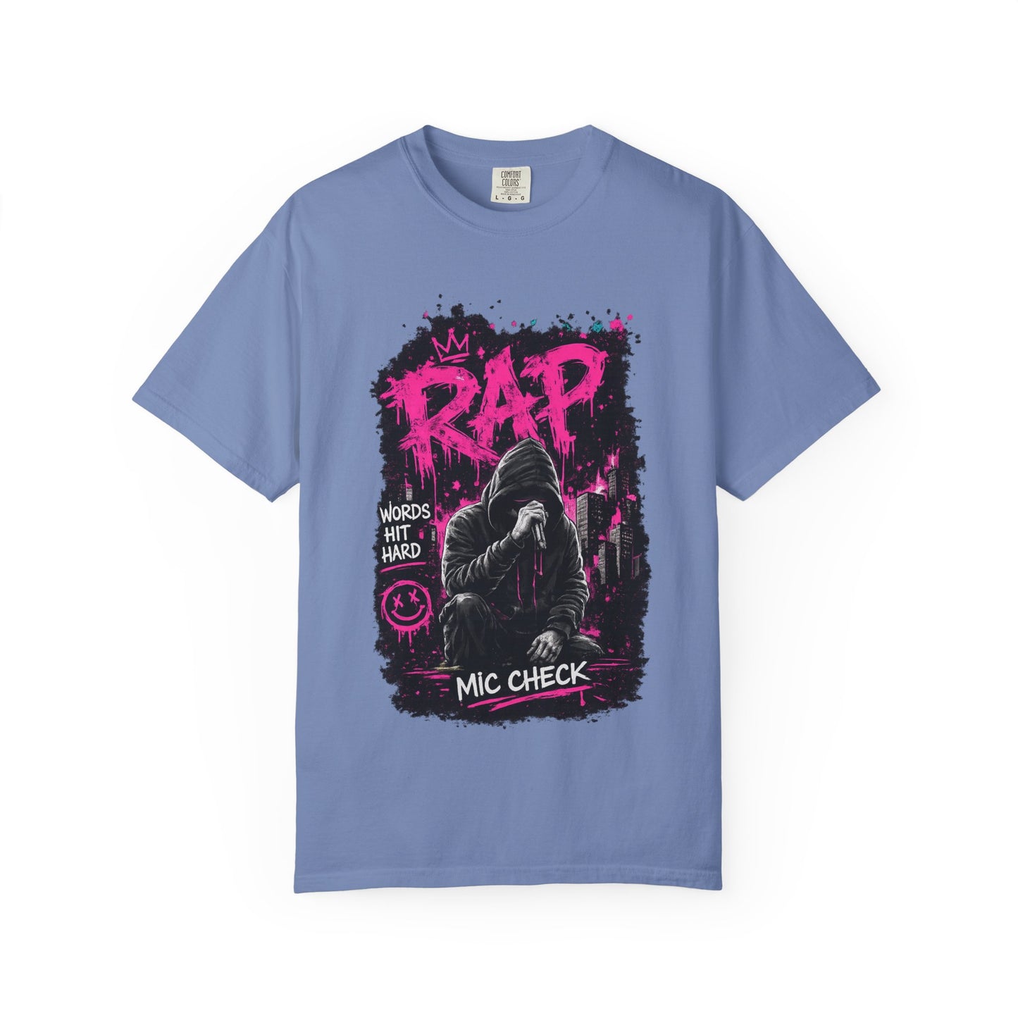 Rap Mic Check T-Shirt — Urban Hip-Hop Graphic Tee
