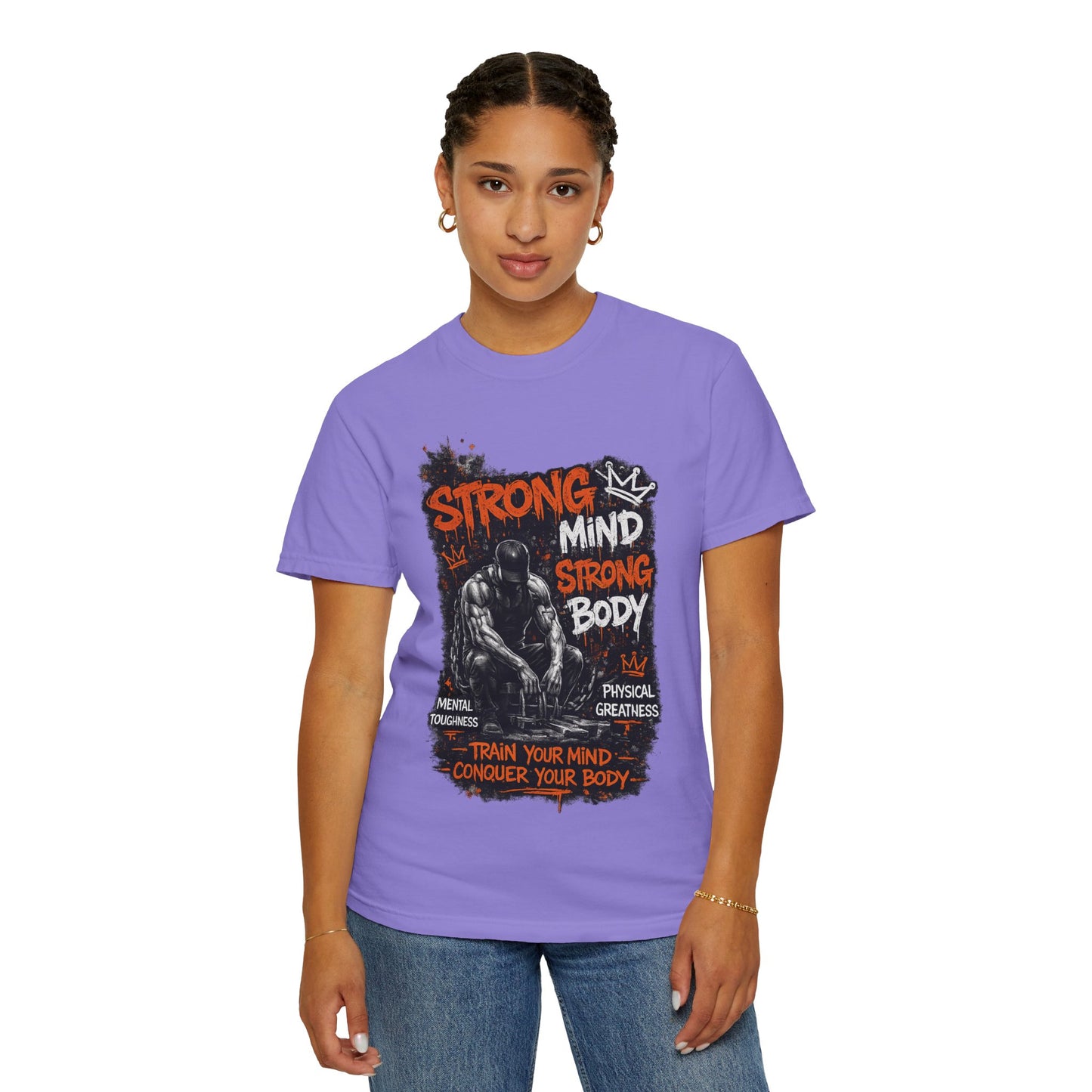Strong Mind Strong Body T-Shirt – Train Your Mind, Conquer Your Body Gym Tee