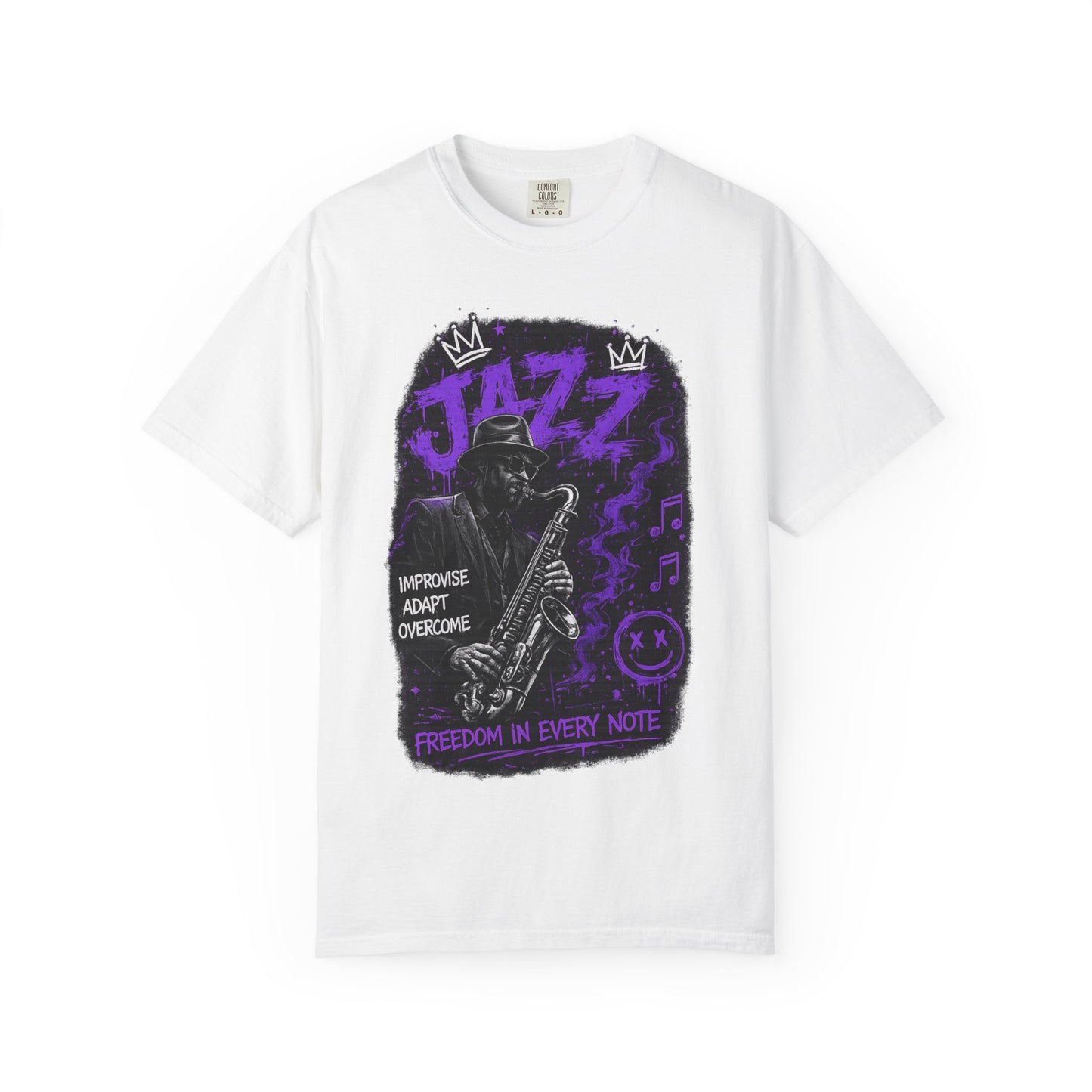 Jazz Saxophone T-Shirt — "Freedom in Every Note" Music Graphic Tee