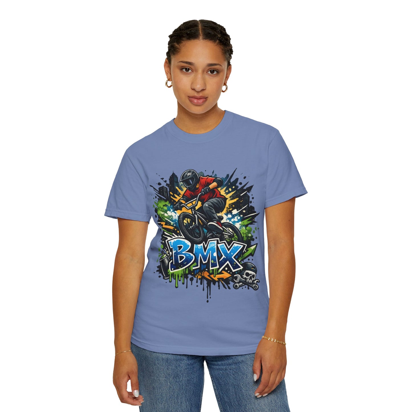BMX Graffiti Rider T-Shirt — Extreme BMX Bike Tee