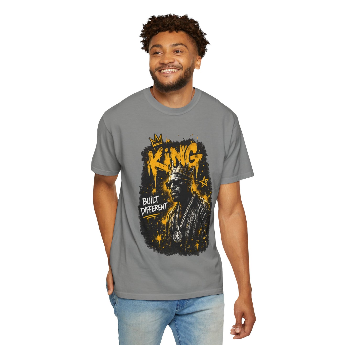 King Built Different T-Shirt — Urban Retro Graphic Tee