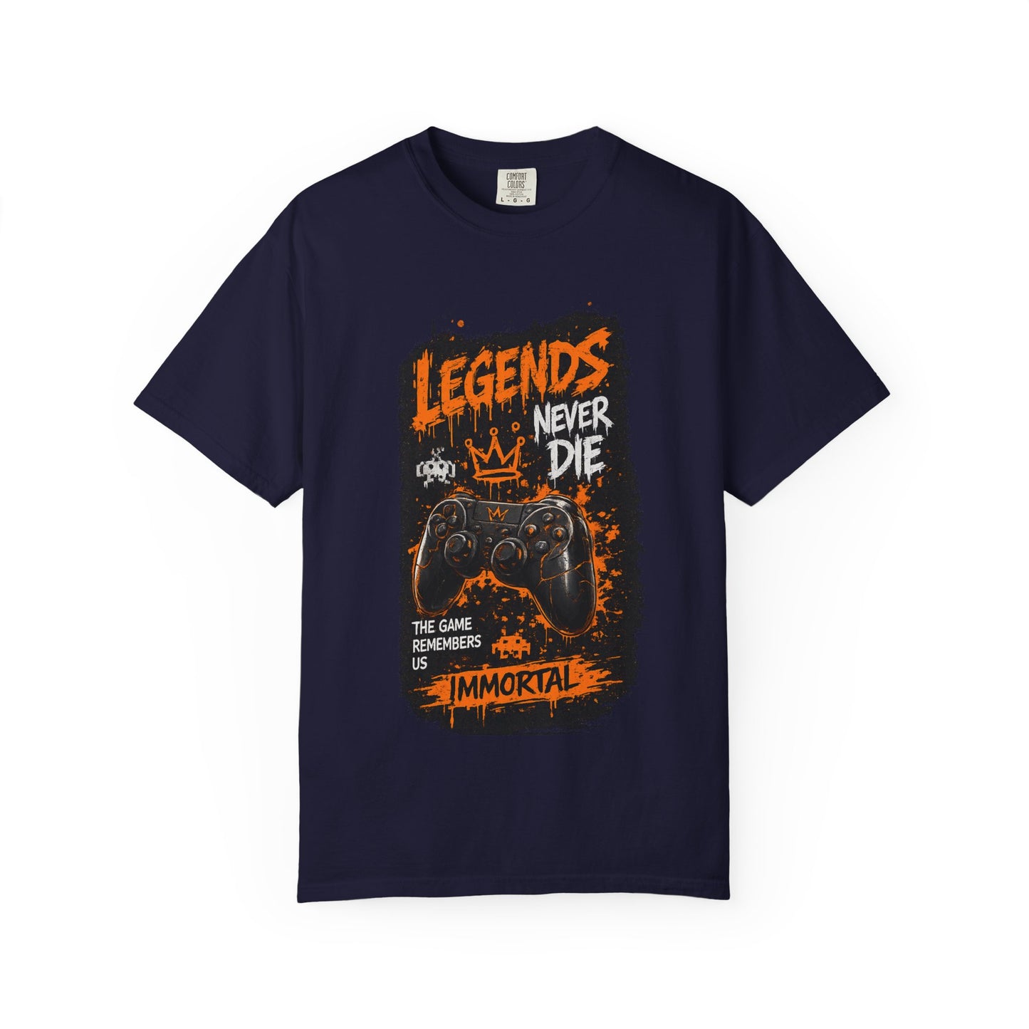 Legends Never Die Gamer T-Shirt – Immortal Video Game Controller Tee