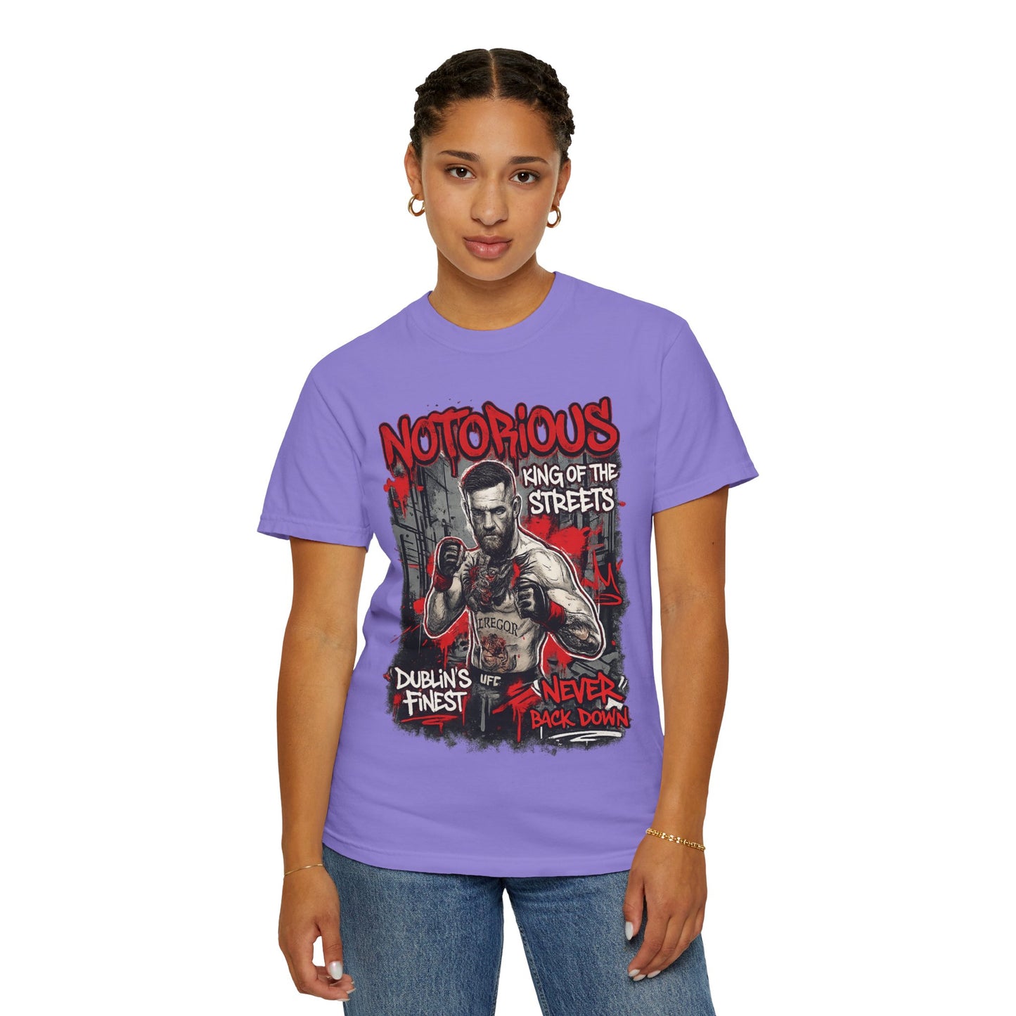 Notorious 'King of the Streets' T-Shirt — Dublin's Finest Boxing Graphic Tee