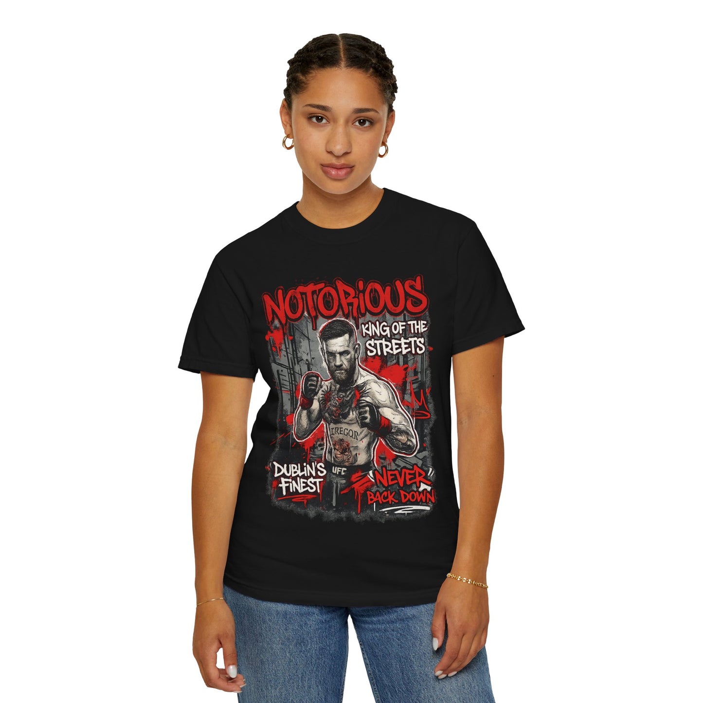 Notorious 'King of the Streets' T-Shirt — Dublin's Finest Boxing Graphic Tee