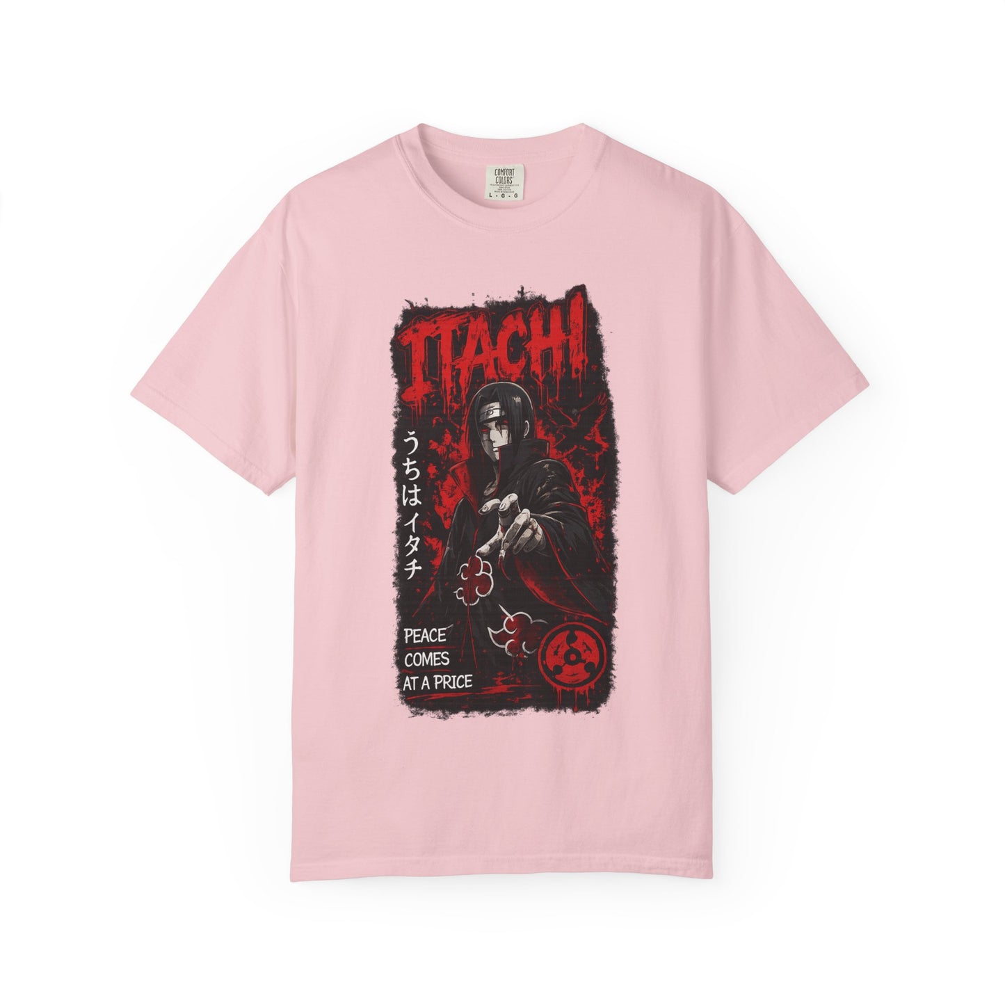 Itachi Graphic T-Shirt — Anime Villain Illustration "Peace Comes at a Price"