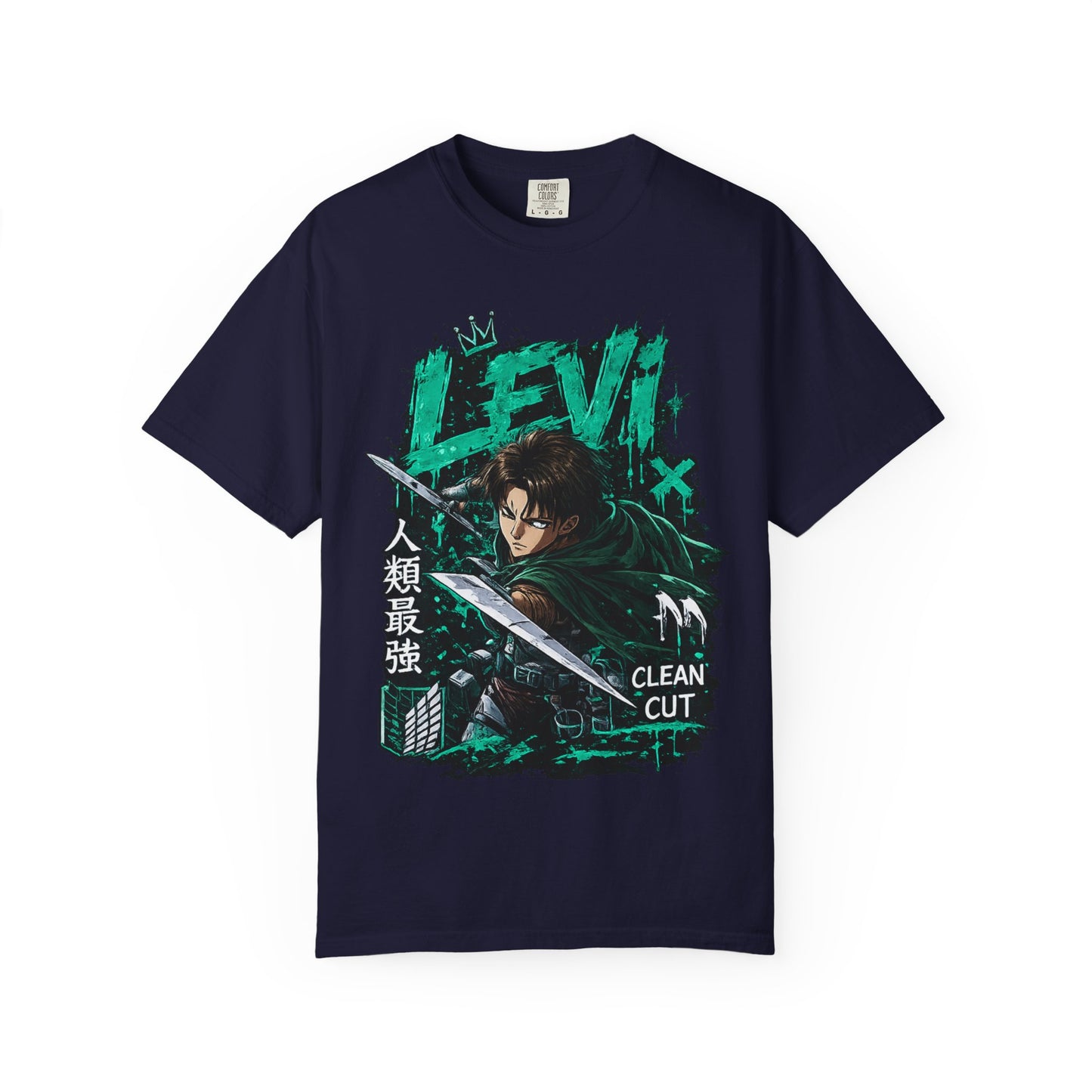 Levi Anime T-Shirt — 'Clean Cut' Attack Gear Tee