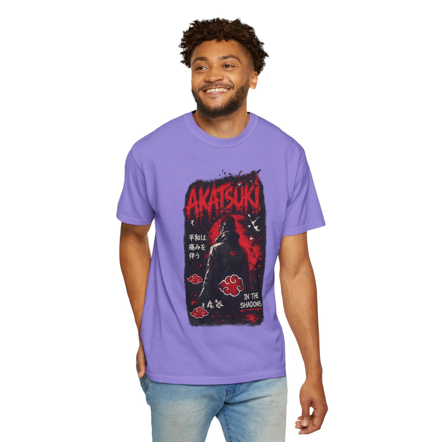 Akatsuki Graphic T-Shirt — Vintage Anime Rogue Clan Design