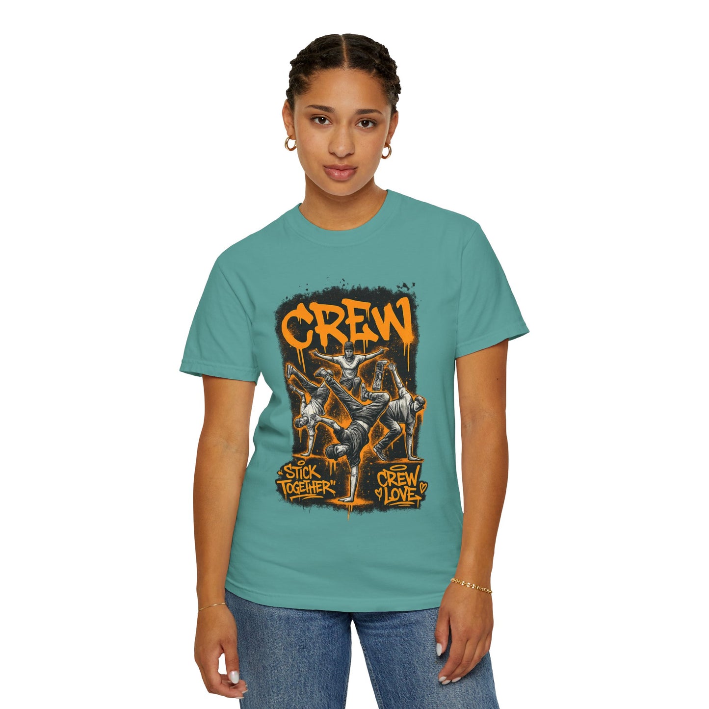 Crew Stick Together Graphic Tee — Skate Crew Vintage-Style Shirt