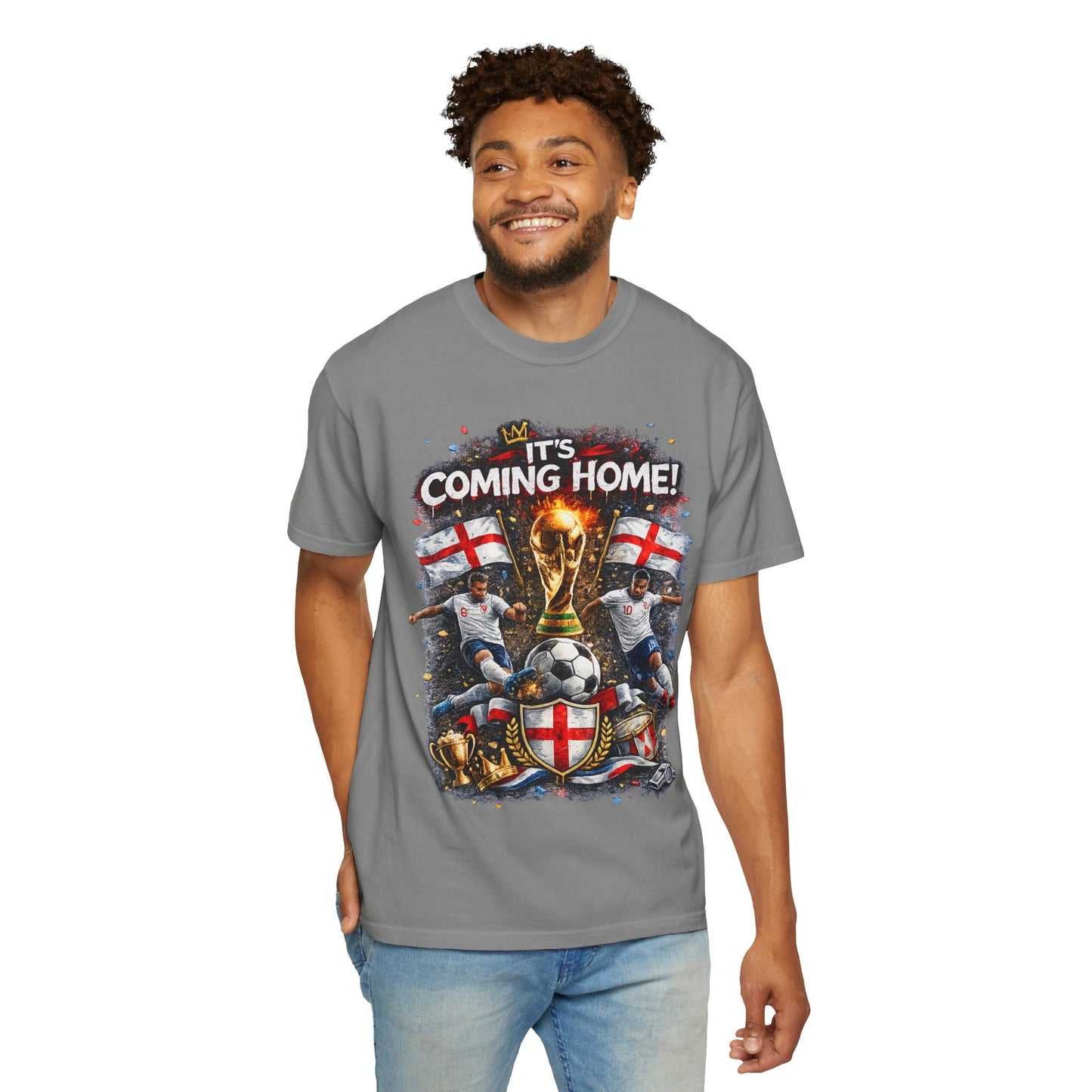 It's Coming Home football World Cup shirt | England flag soccer tee