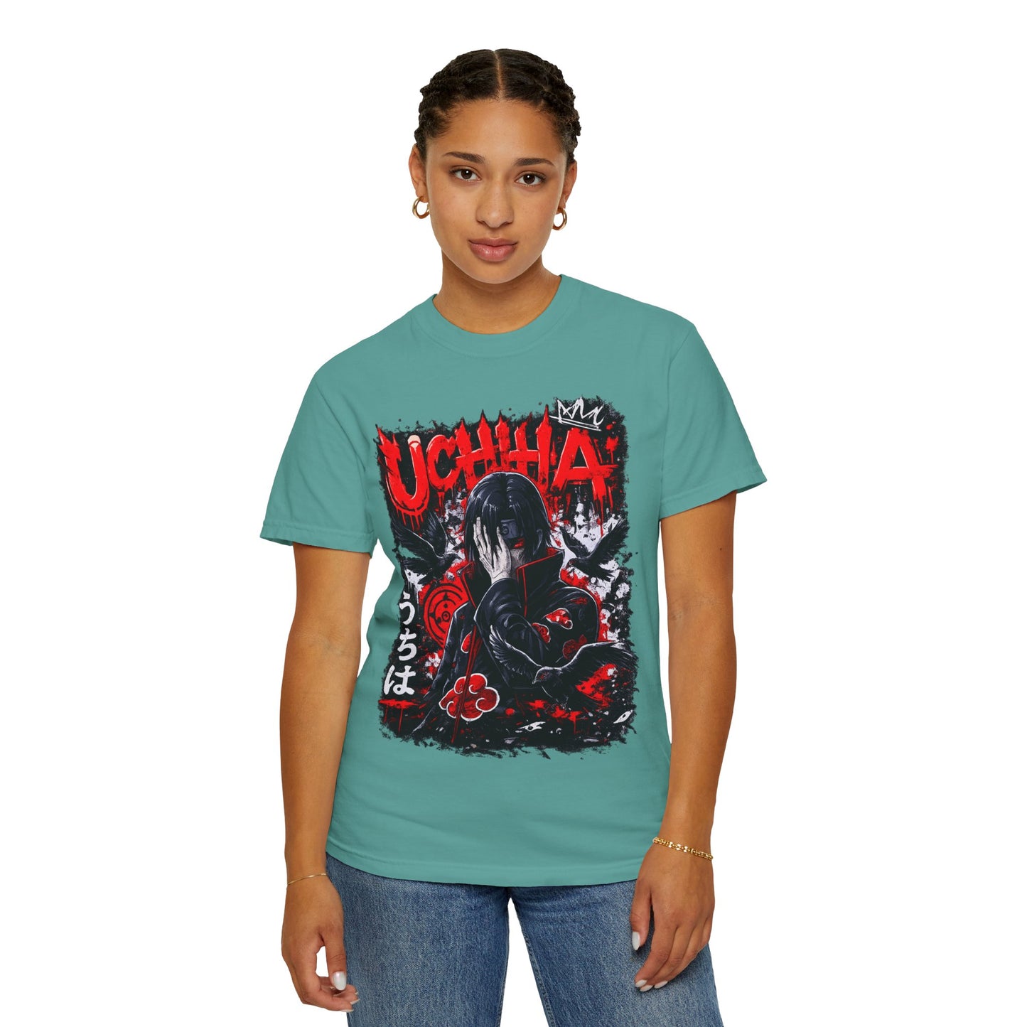 Uchiha Anime Graphic T-Shirt — Dark Manga Ninja Art Tee