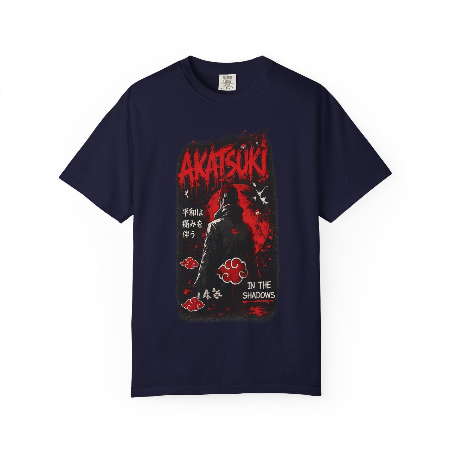Akatsuki Graphic T-Shirt — Vintage Anime Rogue Clan Design