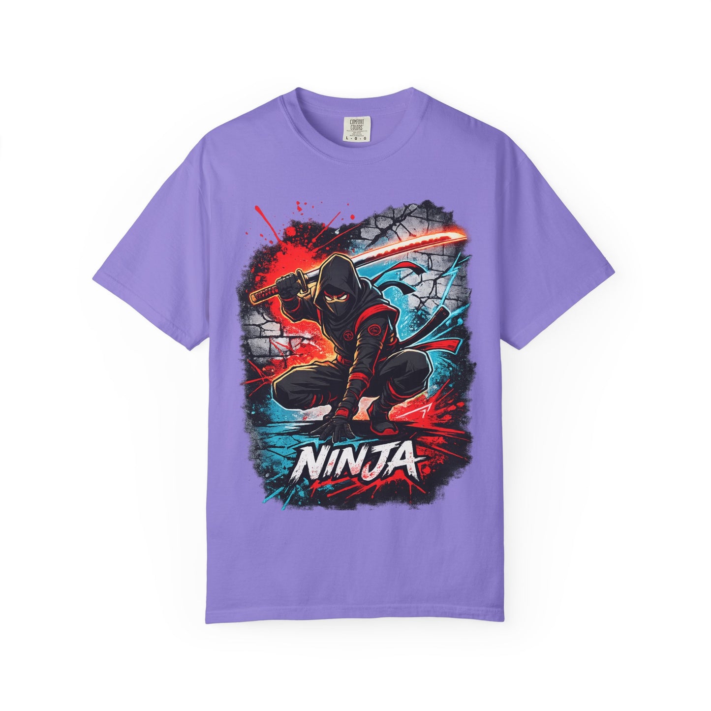 Ninja Graphic T-Shirt — Bold Samurai Night Warrior Tee