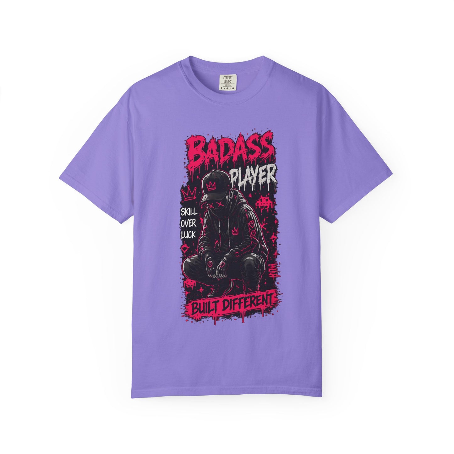 Badass Player Graphic T-Shirt — “Built Different” Gaming Tee