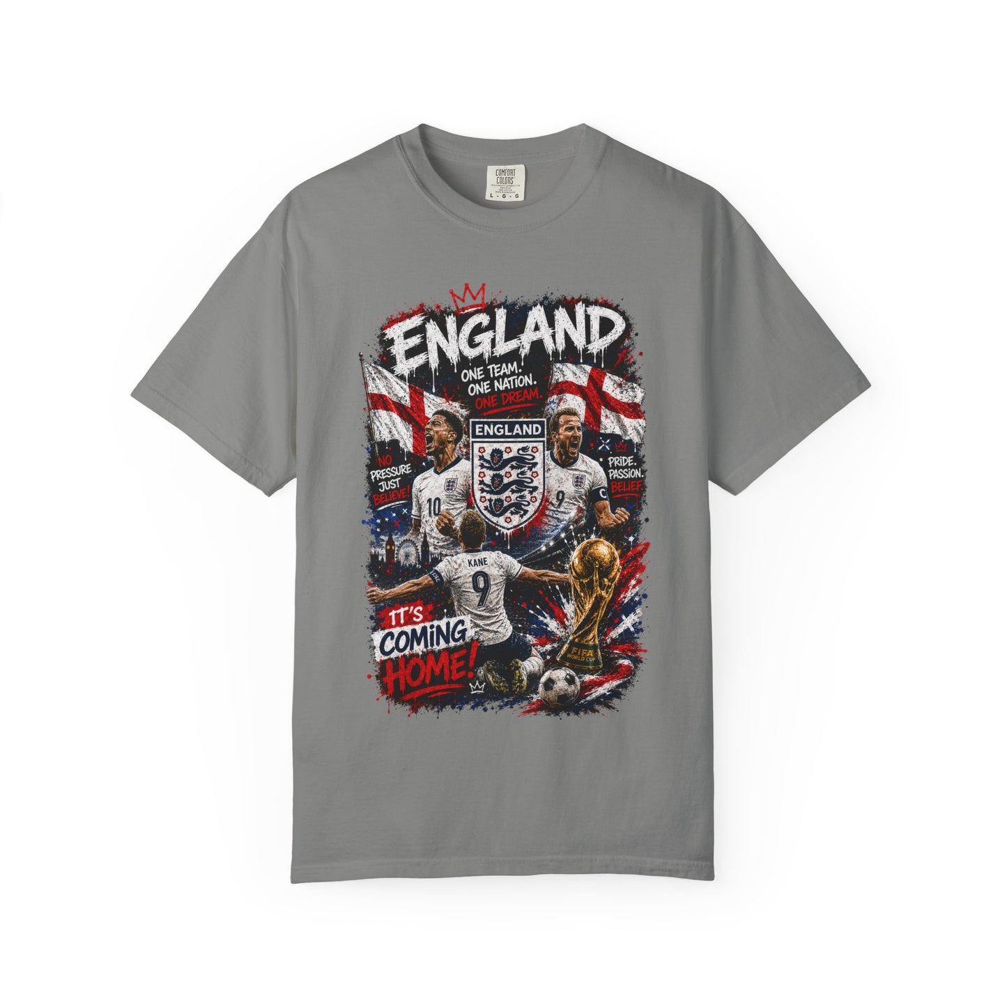 England Football Squad T-shirt | It’s Coming Home World Cup Soccer Tee