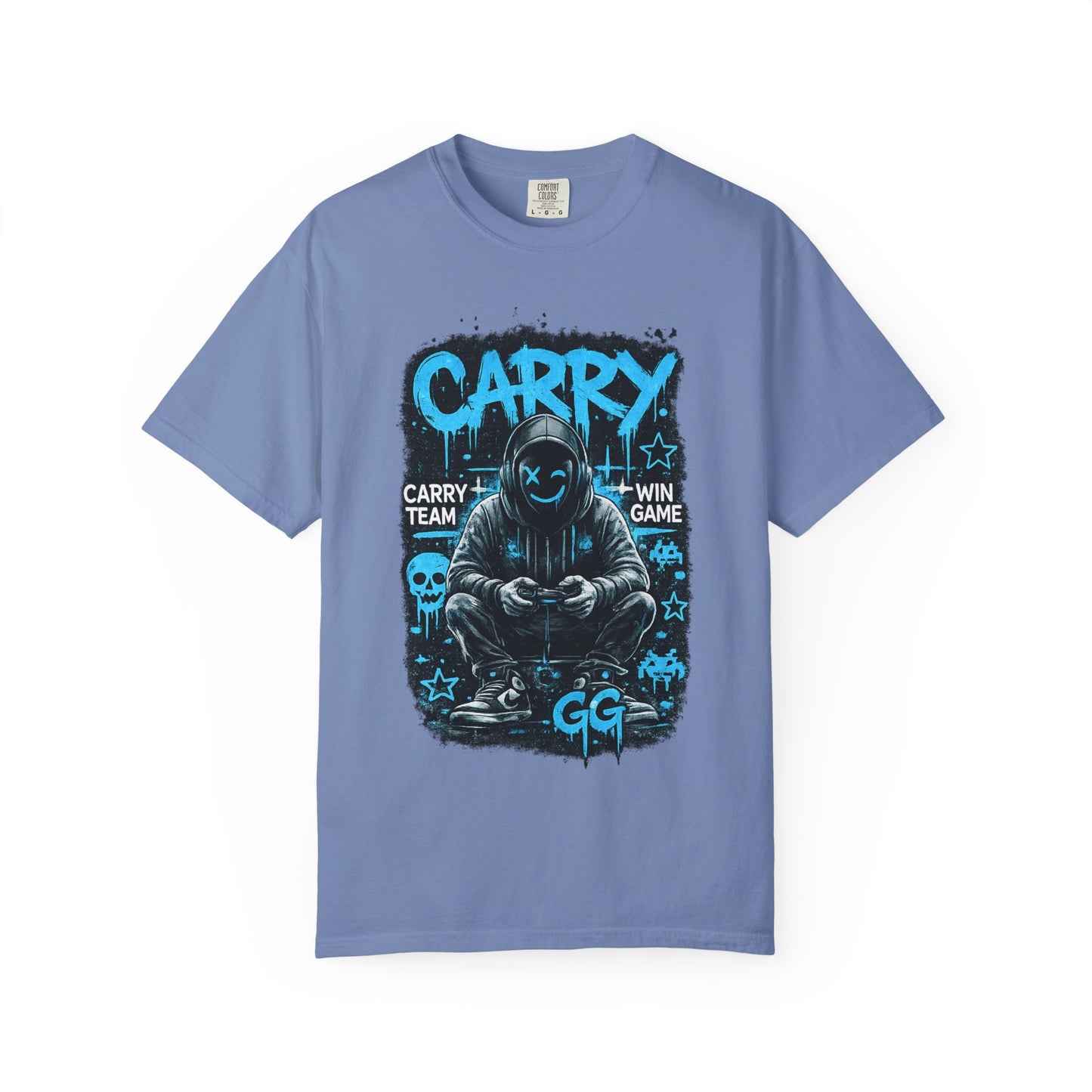 Carry Gamer Hoodie T-Shirt | Esports Gamer Graphic Tee