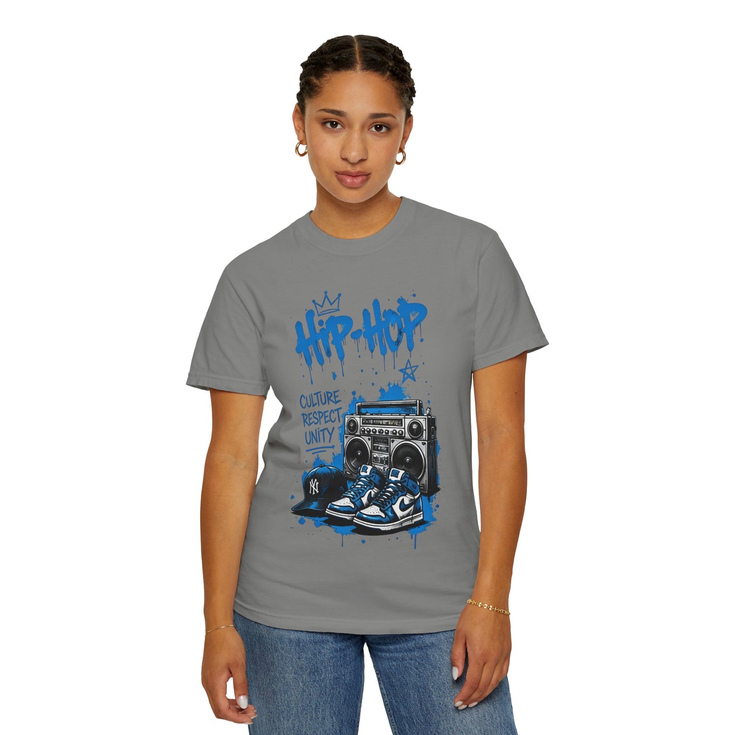 Hip-Hop Culture T-Shirt — "Hip-Hop: Culture Respect Unity" Graphic Tee