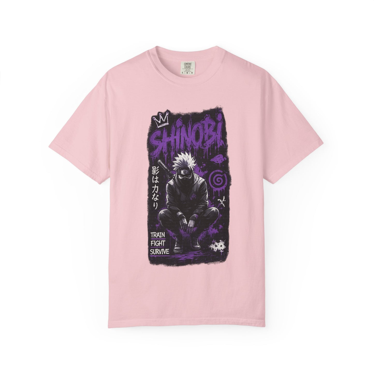 Shinobi Graphic T-Shirt — Ninja Anime Tee (Train Fight Survive)