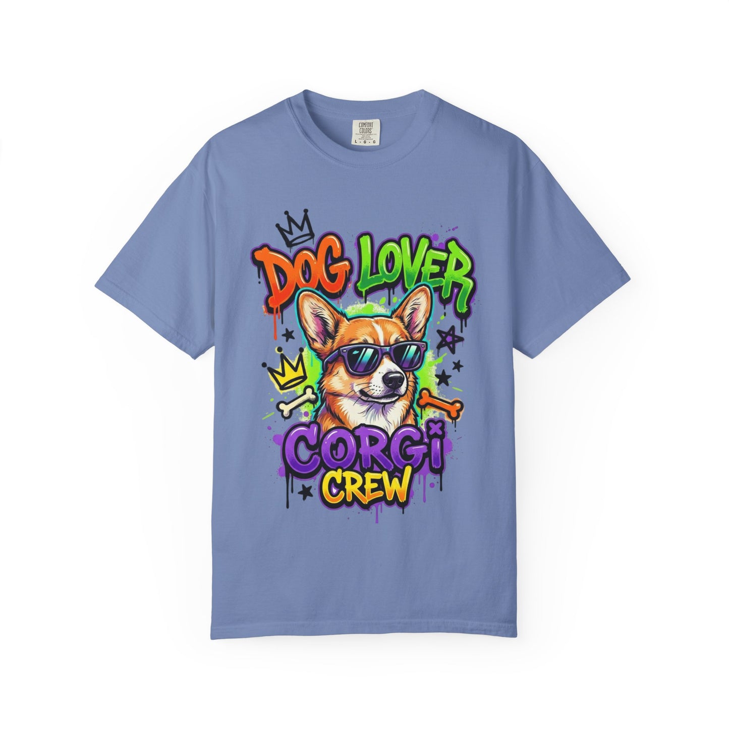 Corgi Crew Dog Lover T-Shirt – Cute Cartoon Corgi Graphic Tee