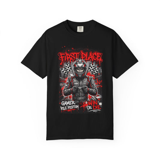 First Place "Win or Die" Gamer Racing T-Shirt